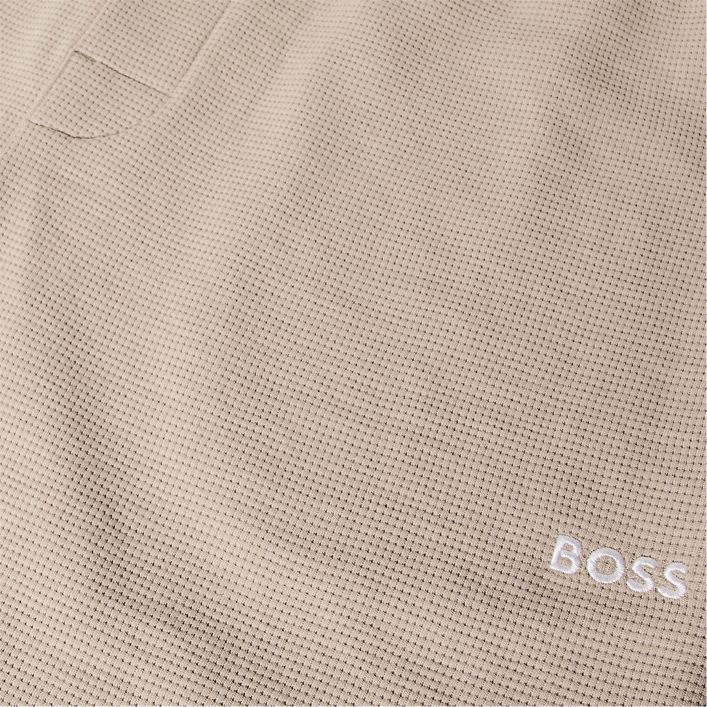 Kraťasy Boss Beige 275 7249634 Mens BOSS Bodywear Waffle Soft Texture Shorts - 5