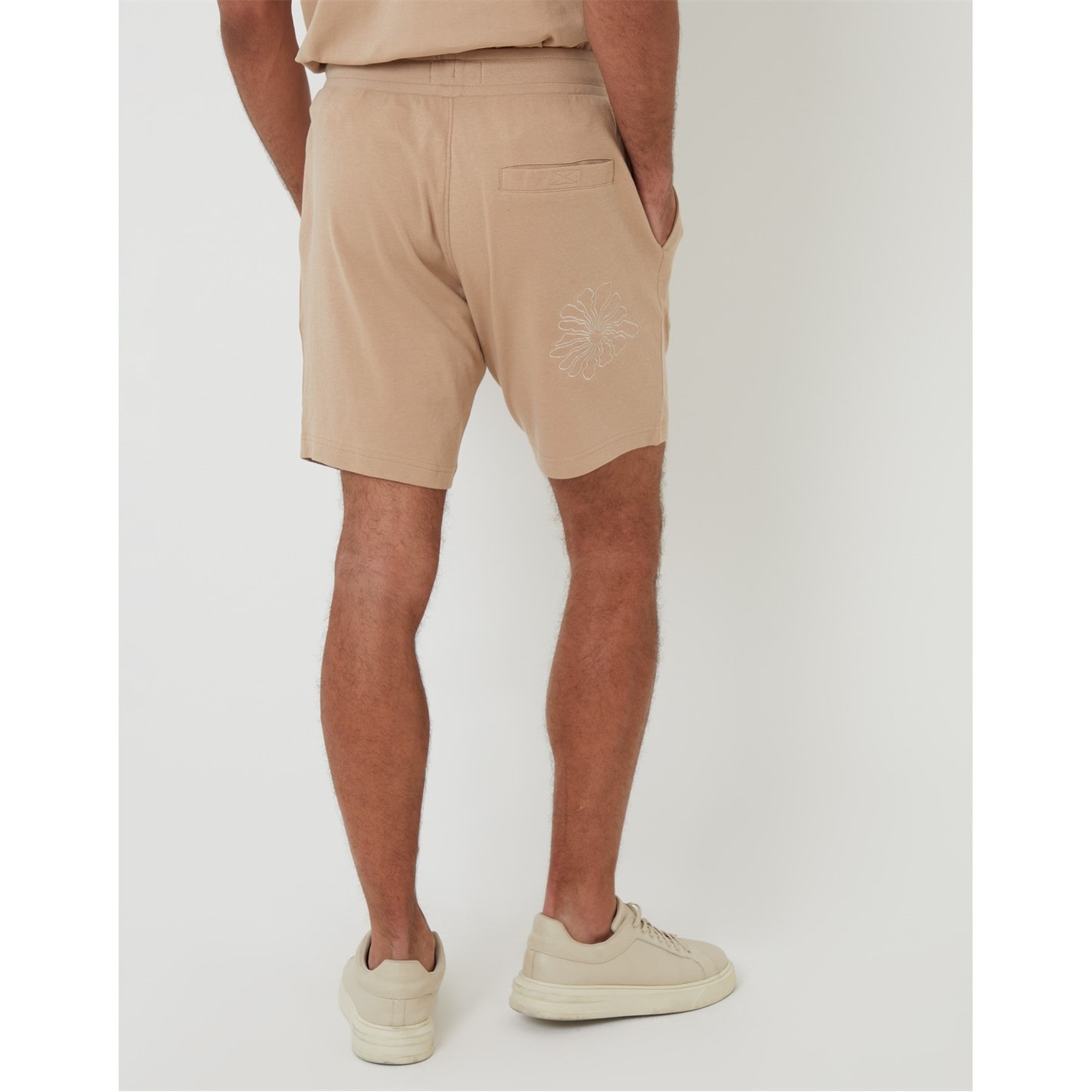 Kraťasy Threadbare Stone 2225110 Men's Ardsley Fleece Jogger Shorts - 3