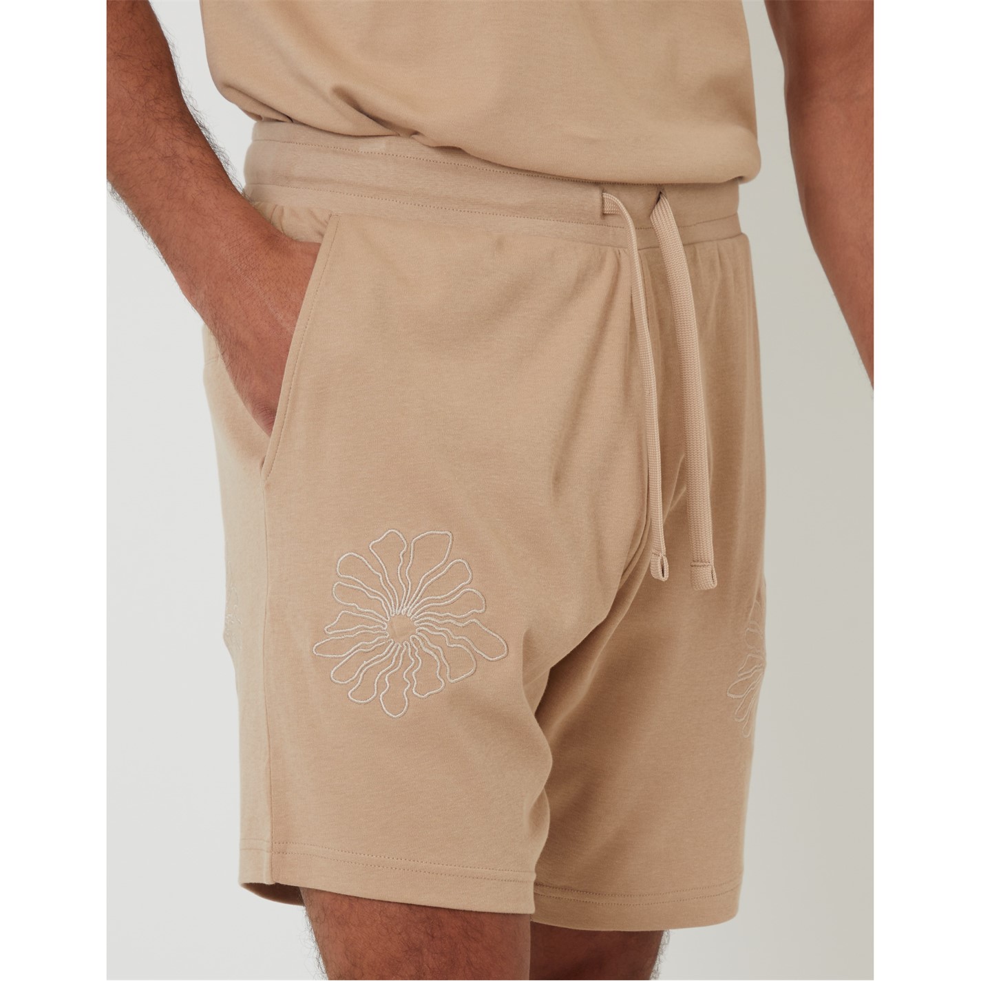 Kraťasy Threadbare Stone 2225110 Men's Ardsley Fleece Jogger Shorts - 4