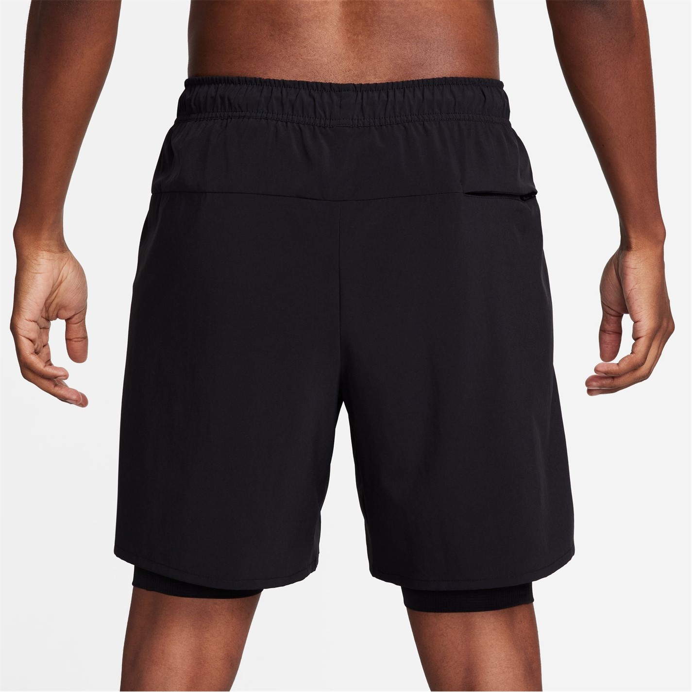 Kraťasy Nike Black 2604126 Dri-FIT Unlimited Men's 7 2-in-1 Woven Fitness Shorts - 2