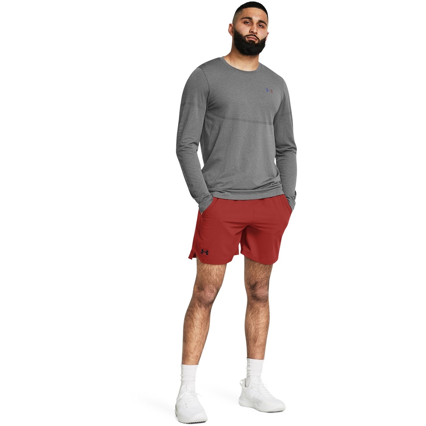 Kraťasy Under Armour Orange 8175875 Men's Vanish Woven Performance Gym Shorts - 6