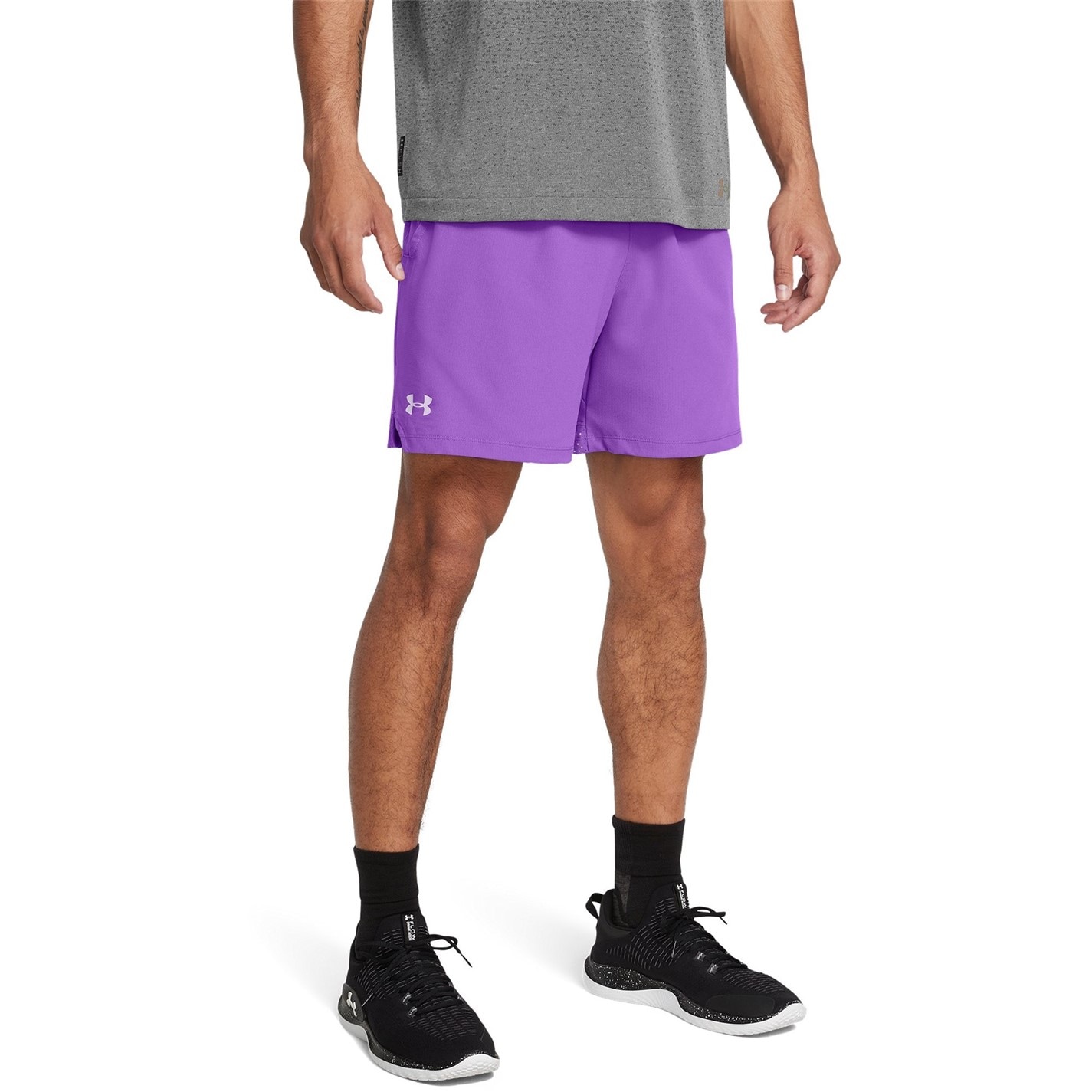 Kraťasy Under Armour Purple 8233489 Men's Vanish Woven Performance Gym Shorts - 3