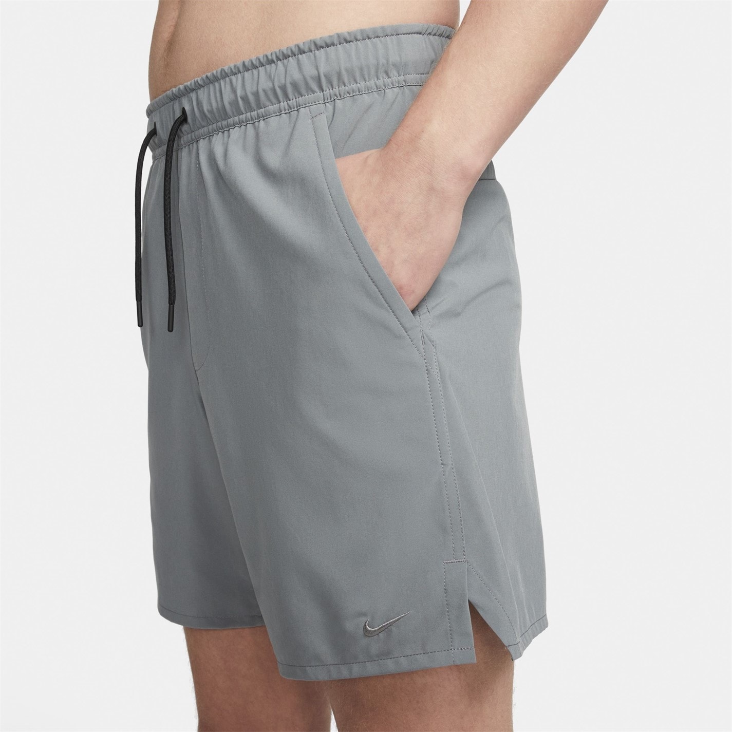 Kraťasy Nike Grey 1441044 Dri-FIT Unlimited Men's 7 Unlined Woven Fitness Shorts - 4