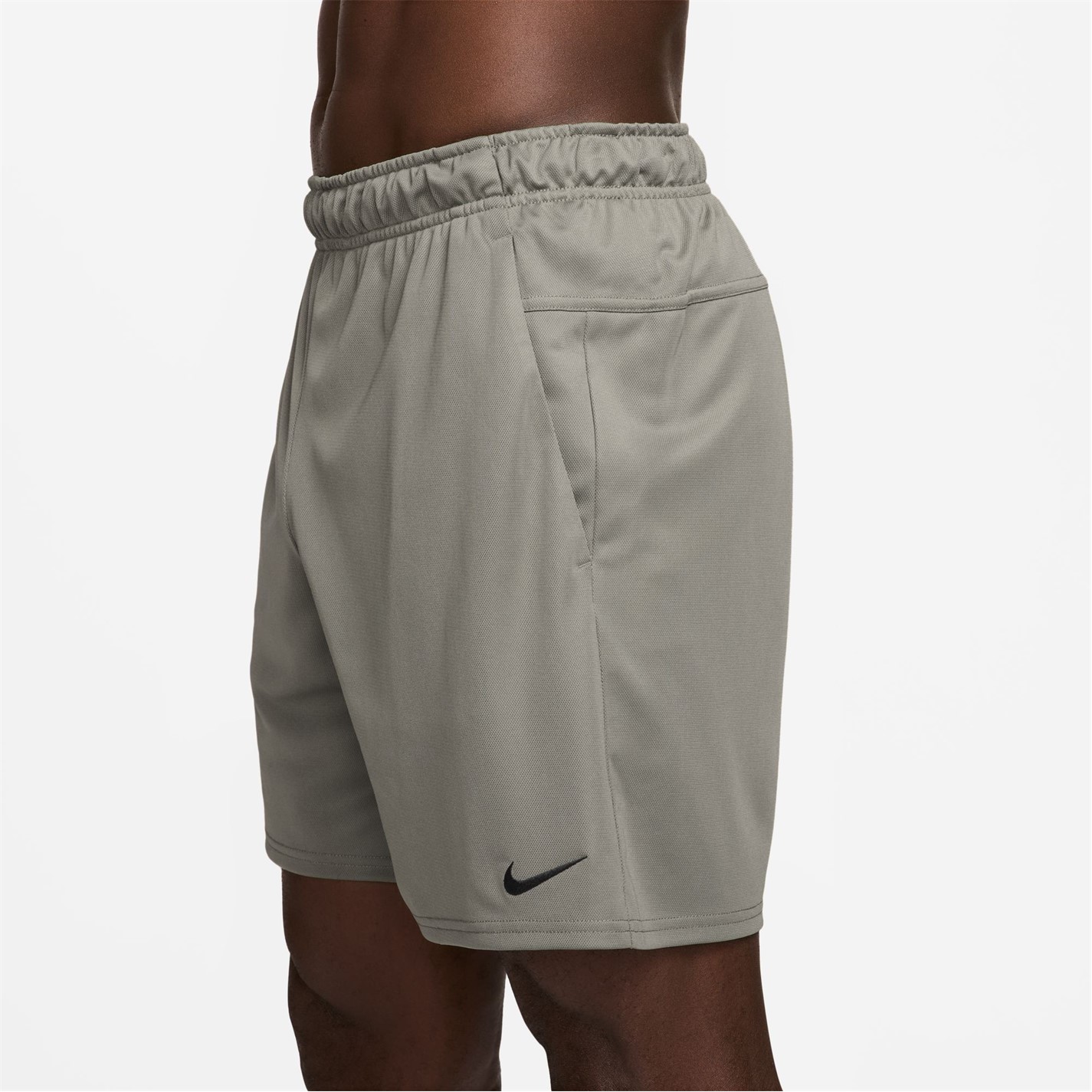 Kraťasy Nike Olive 5236002 Dri-FIT Totality Men's 7 Unlined Knit Fitness Shorts - 3