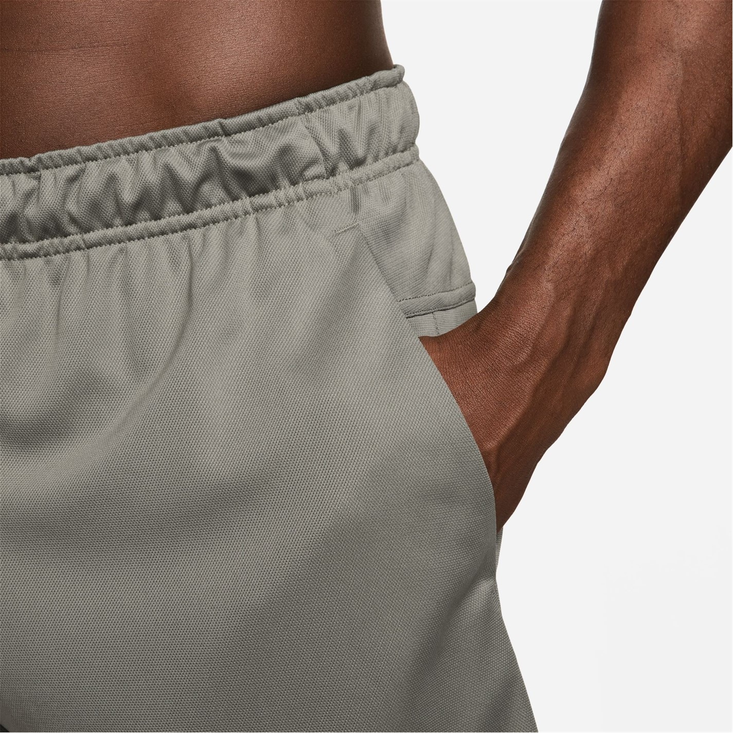 Kraťasy Nike Olive 5236002 Dri-FIT Totality Men's 7 Unlined Knit Fitness Shorts - 5