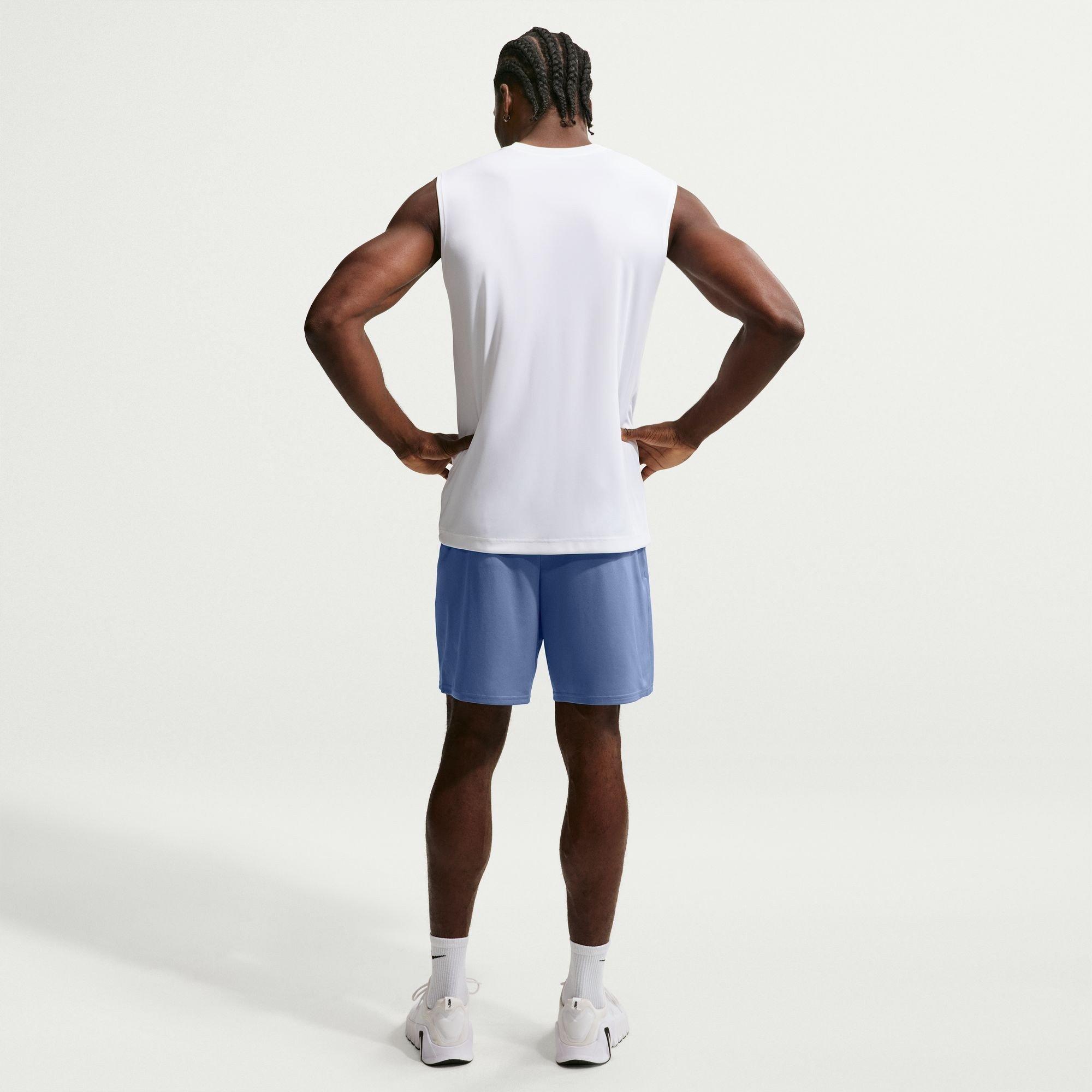 Kraťasy Nike Indigo Storm 5649641 Dri-FIT Totality Men's 7 Unlined Knit Fitness Shorts - 6