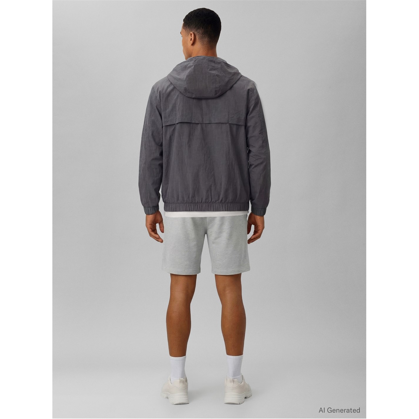 Kraťasy Calvin Klein Jeans Heroic Grey Htr 4061660 Men's Fleece Jogger Shorts - 3