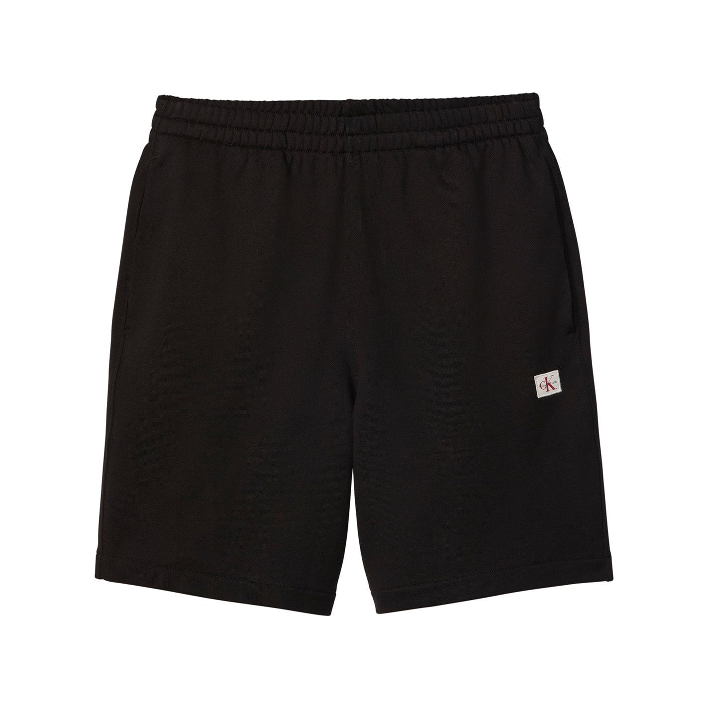 Kraťasy Calvin Klein Jeans Black 8406810 Men's Woven Badge Fleece Jogger Shorts - 1