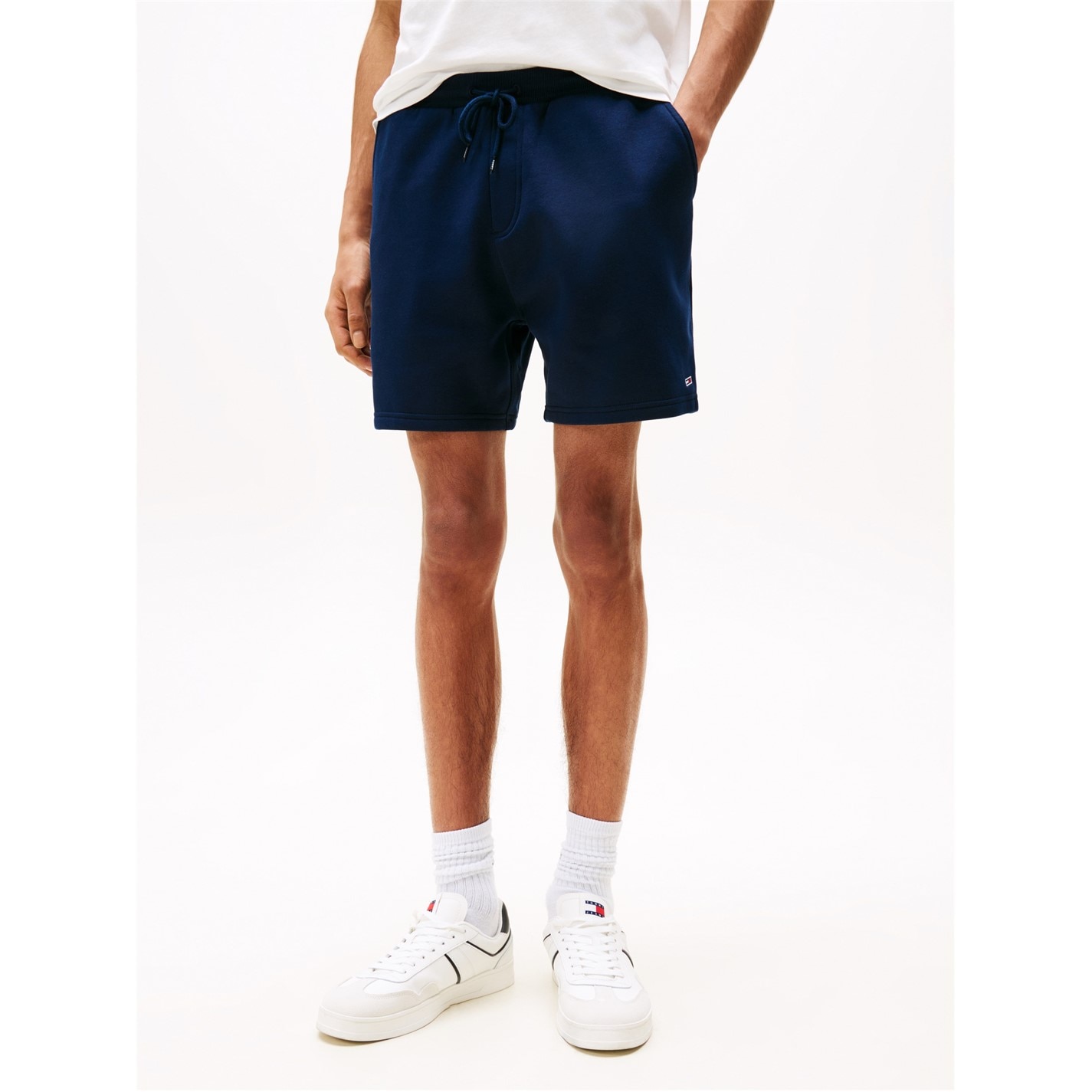 Kraťasy Tommy Jeans Dark Night Navy 480836 Men's Fleece Jogger Shorts - 2