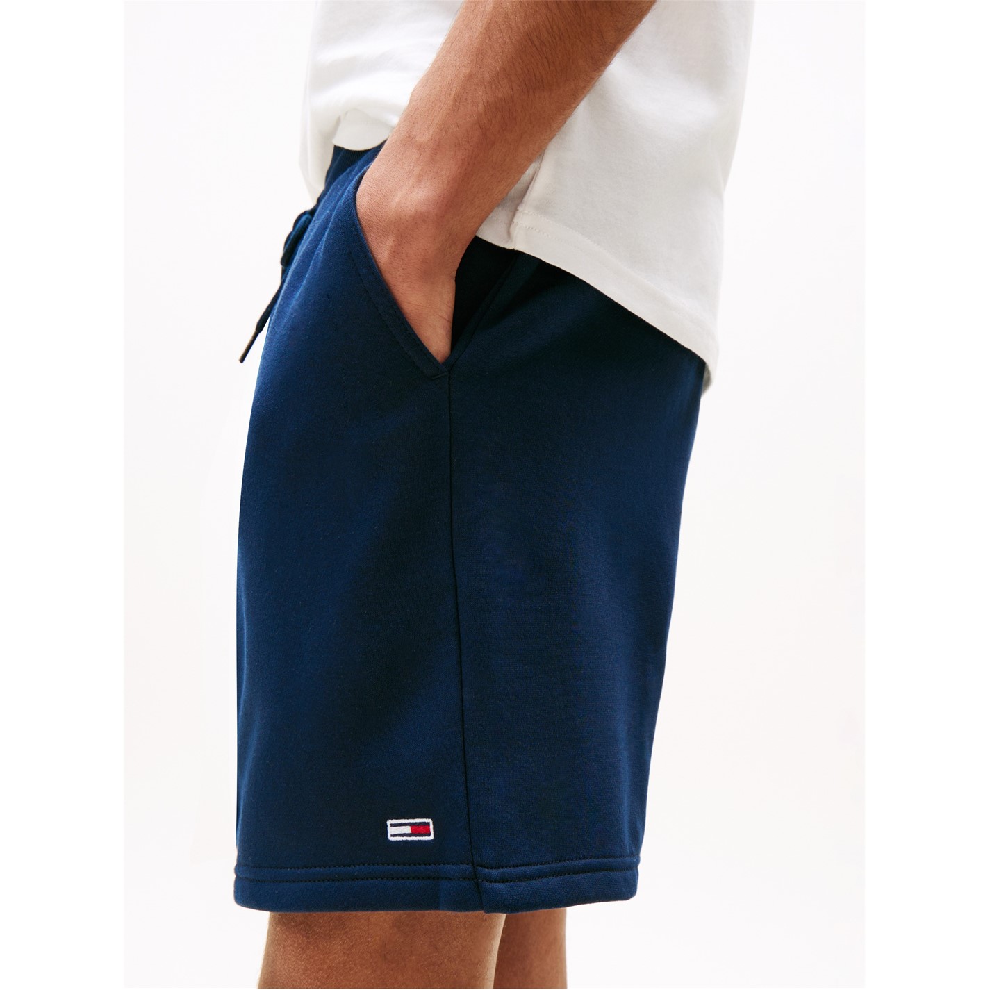 Kraťasy Tommy Jeans Dark Night Navy 480836 Men's Fleece Jogger Shorts - 3