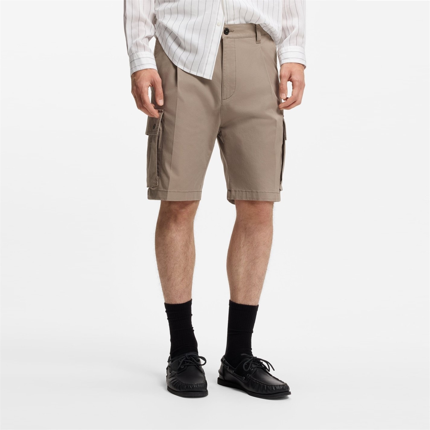 Kraťasy Hugo Brown 237 1262653 Men's Cargo Shorts - 2