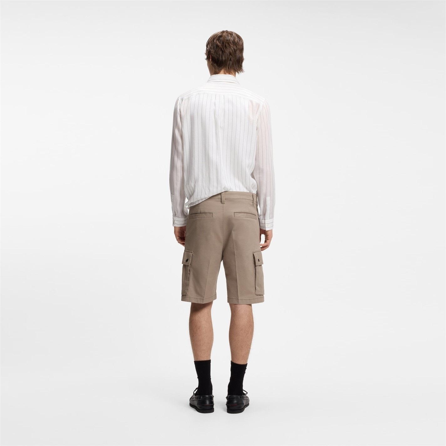 Kraťasy Hugo Brown 237 1262653 Men's Cargo Shorts - 3