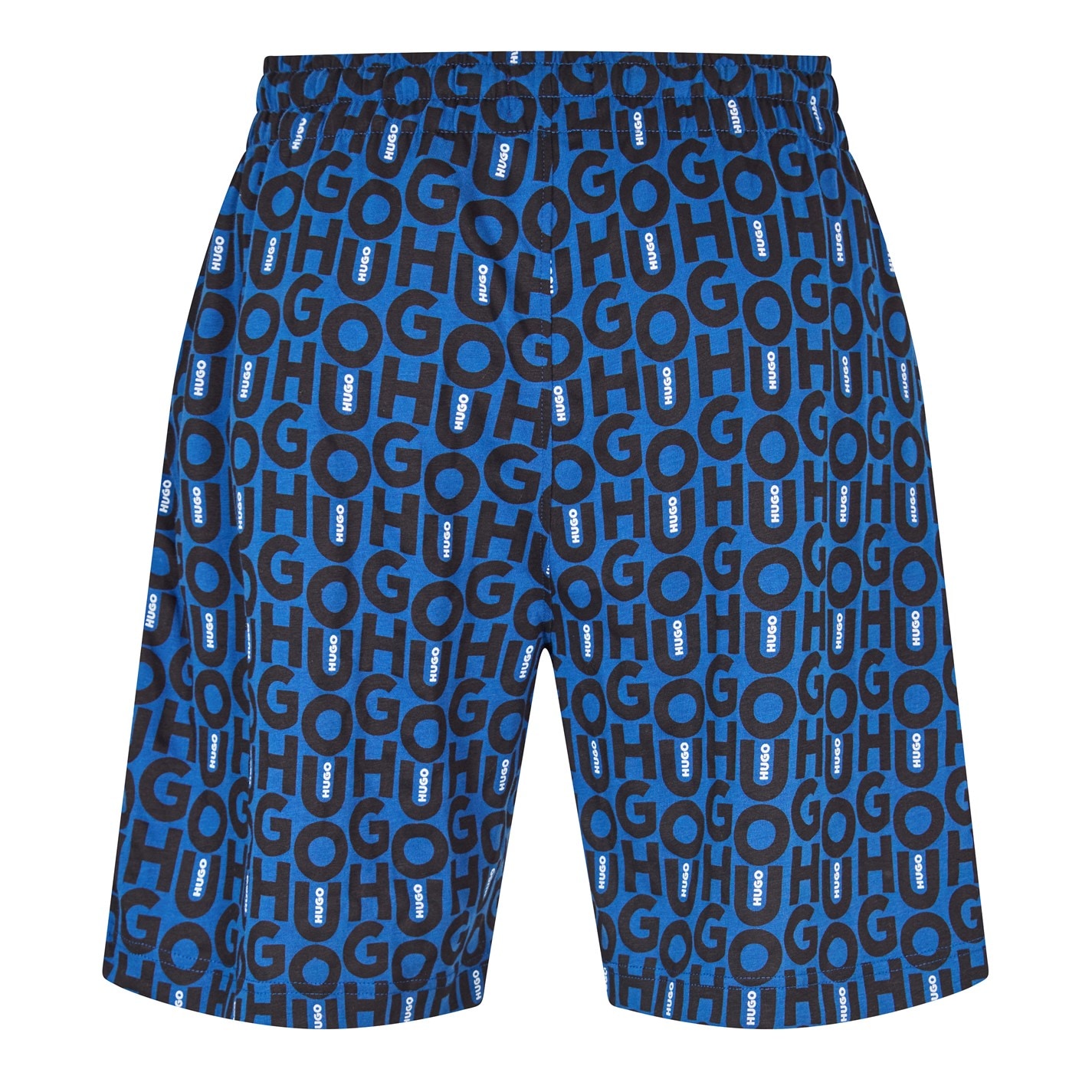 Kraťasy Hugo Dark Blue 462 6022228 Men's Fleece Jogger Shorts - 2