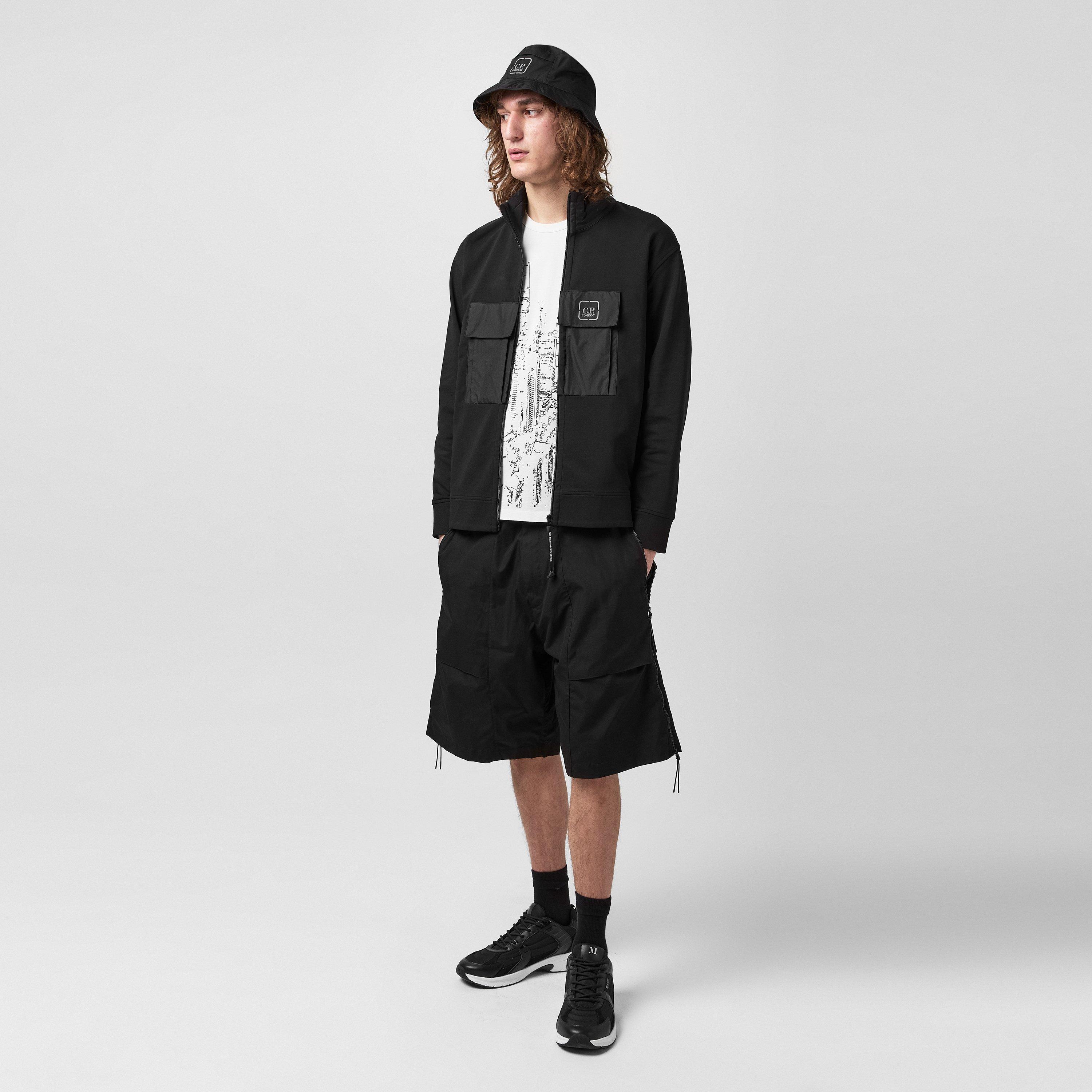 Kraťasy CP Company Metropolis Black 999 393501 Bermuda - Cargo Shorts - 4
