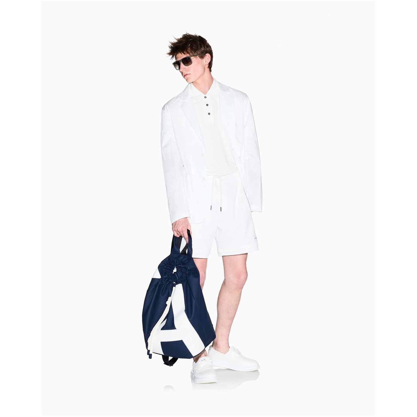 Kraťasy Armani Exchange Cream 7345304 SHORTS - 2
