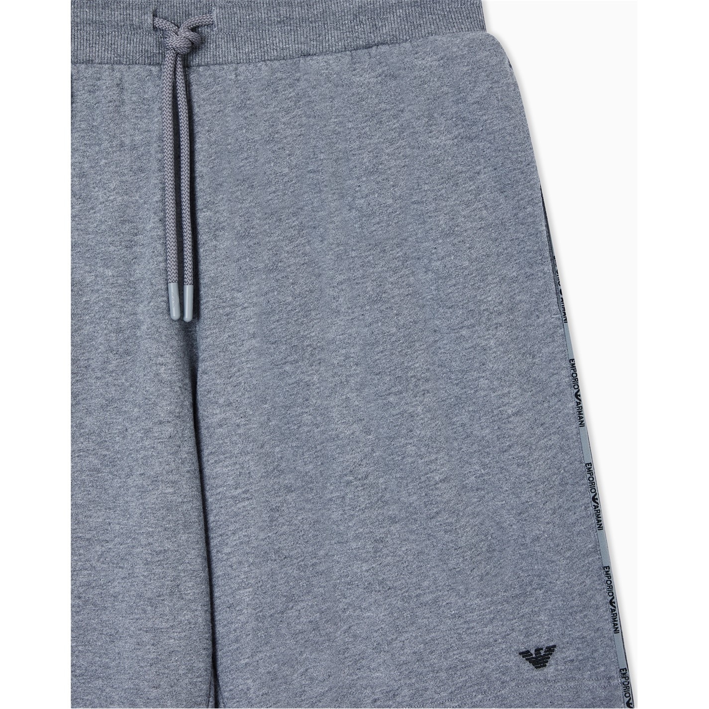 Kraťasy Emporio Armani Grey Melange 4739250 Men's Fleece Jogger Shorts - 2