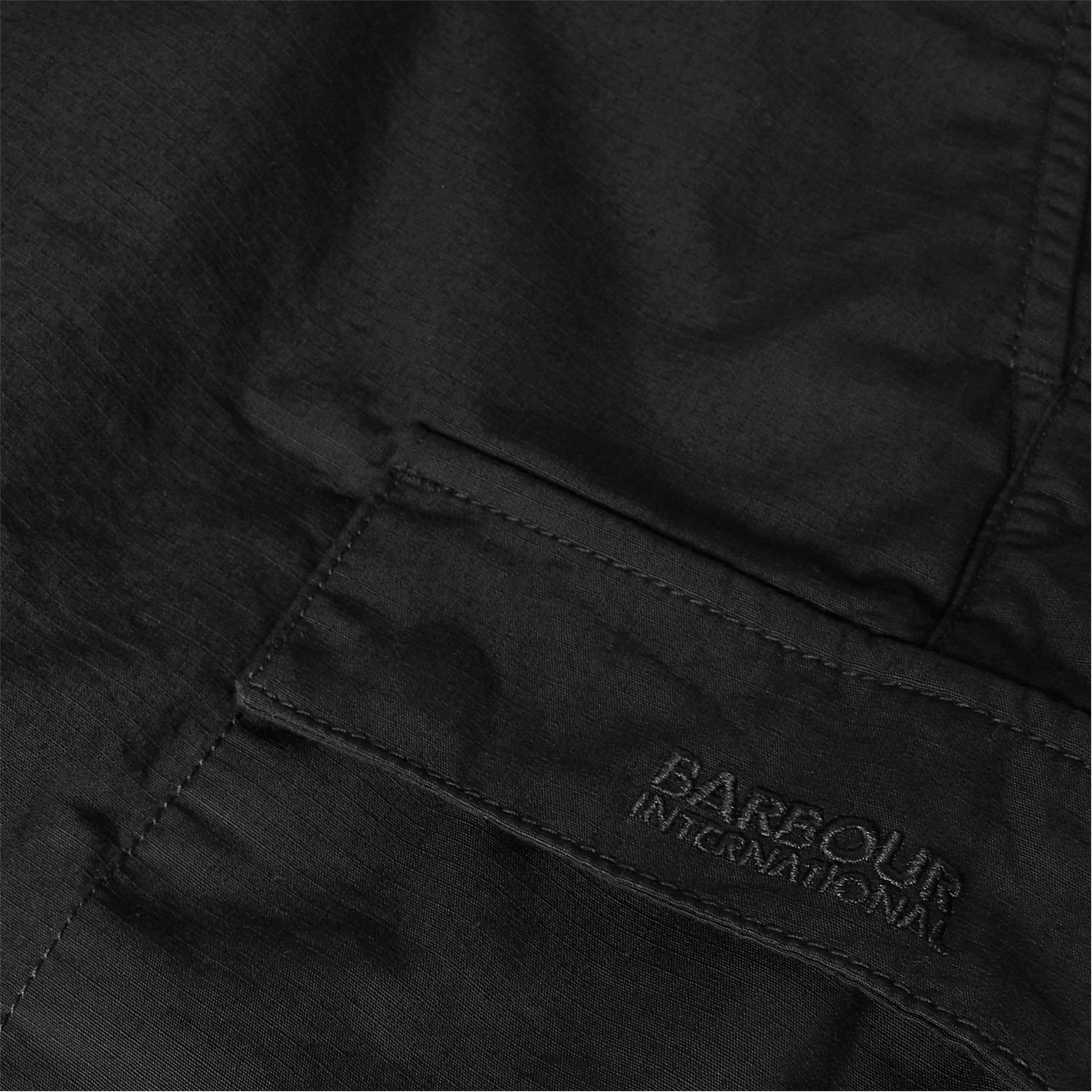 Kraťasy Barbour International Black BK11 602924 Mens Ripstop Cargo Shorts - 3