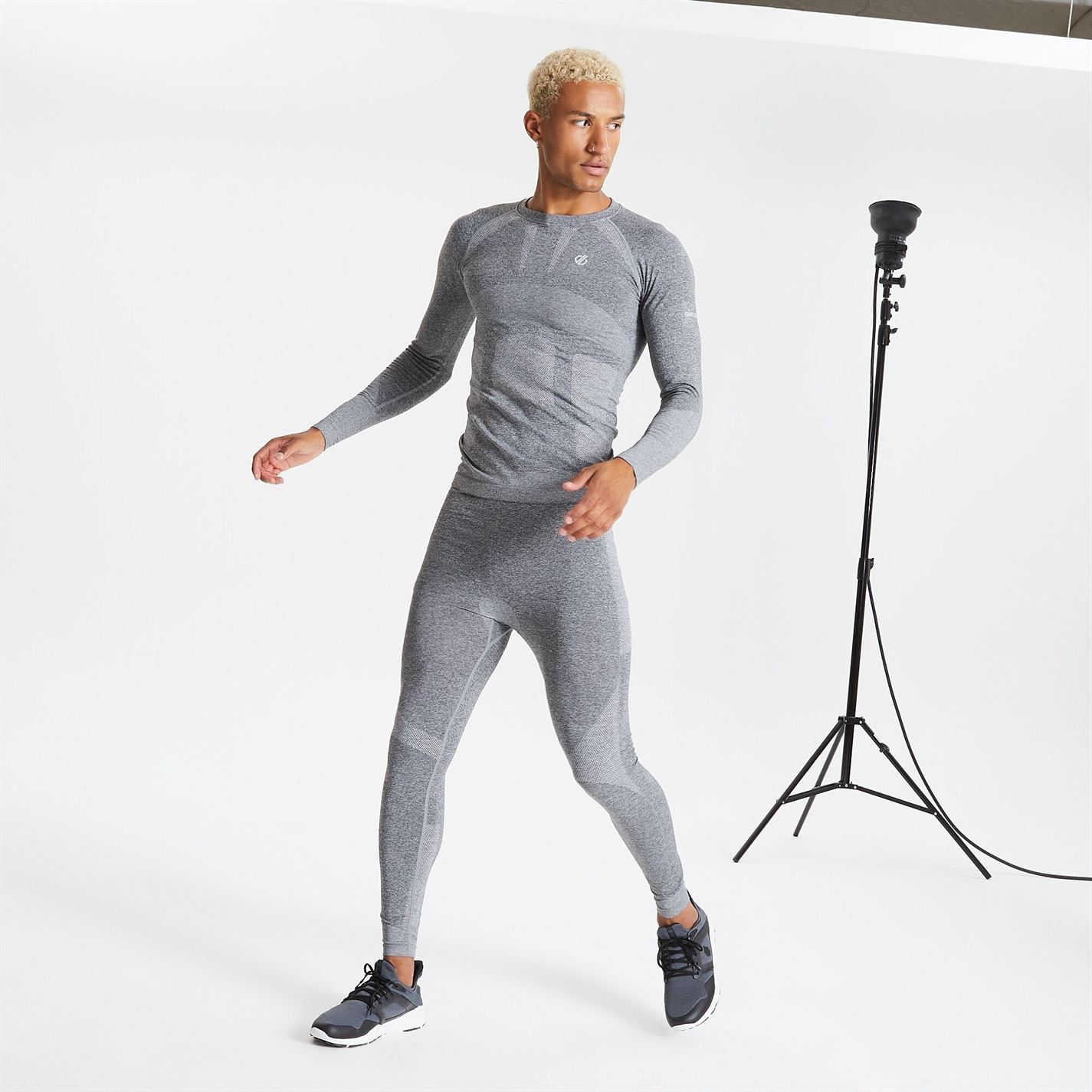 Dare 2b CharGreyMarl 9838253 The Zone 3/4 Leggings - 6
