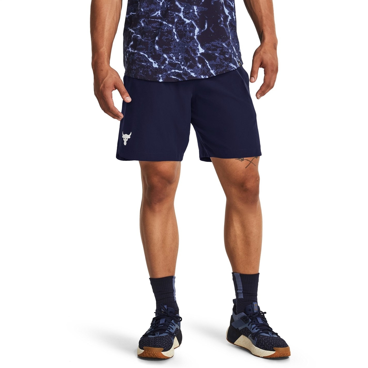 Kraťasy Under Armour Blue 4134436 Men's Rock Woven Performance Gym Shorts - 2