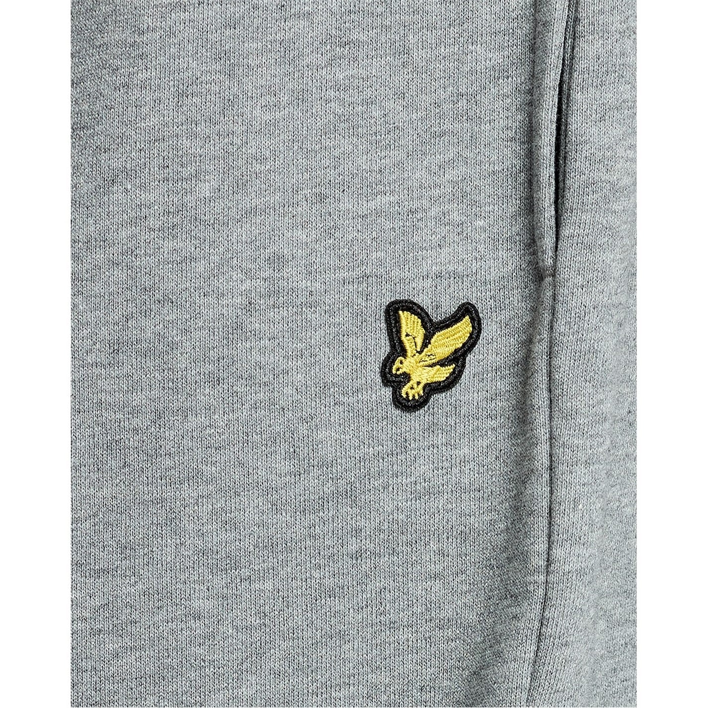 Kraťasy Lyle and Scott Grey Marl 9233767 Lyle & Scott Mens Cotton Sweatshort - 5