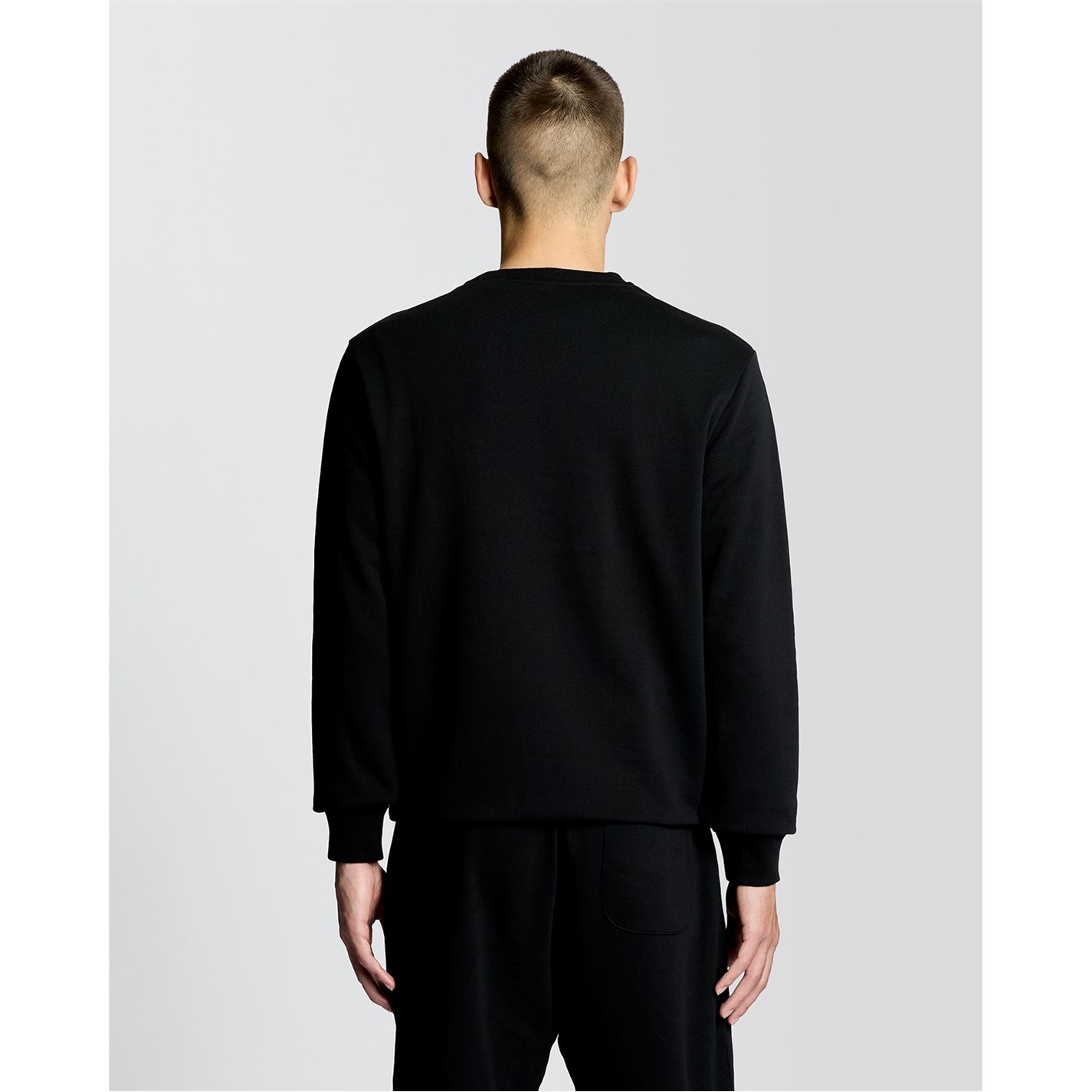 Kraťasy Lyle and Scott Jet Black 5598904 Lyle & Scott Mens Cotton Sweatshort - 2