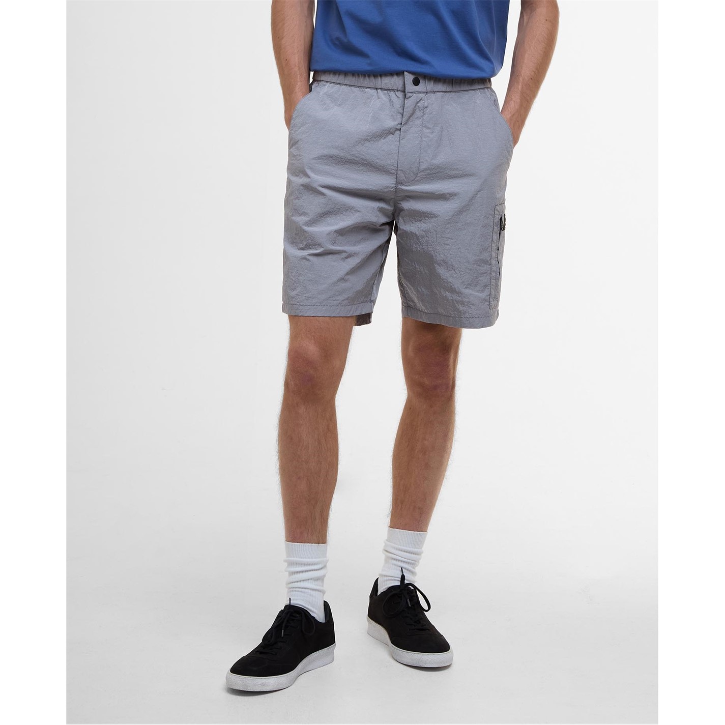 Kraťasy Barbour International Pale Slate GY55 3275151 Cargo Shorts - 3