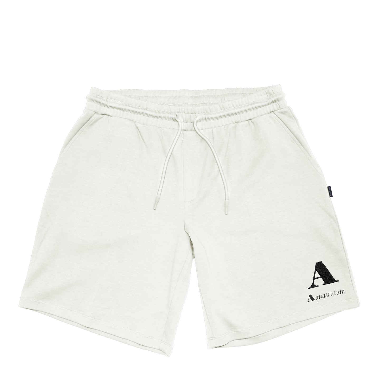 Kraťasy Aquascutum Beige 7074552 Men's Fleece Jogger Shorts - 1