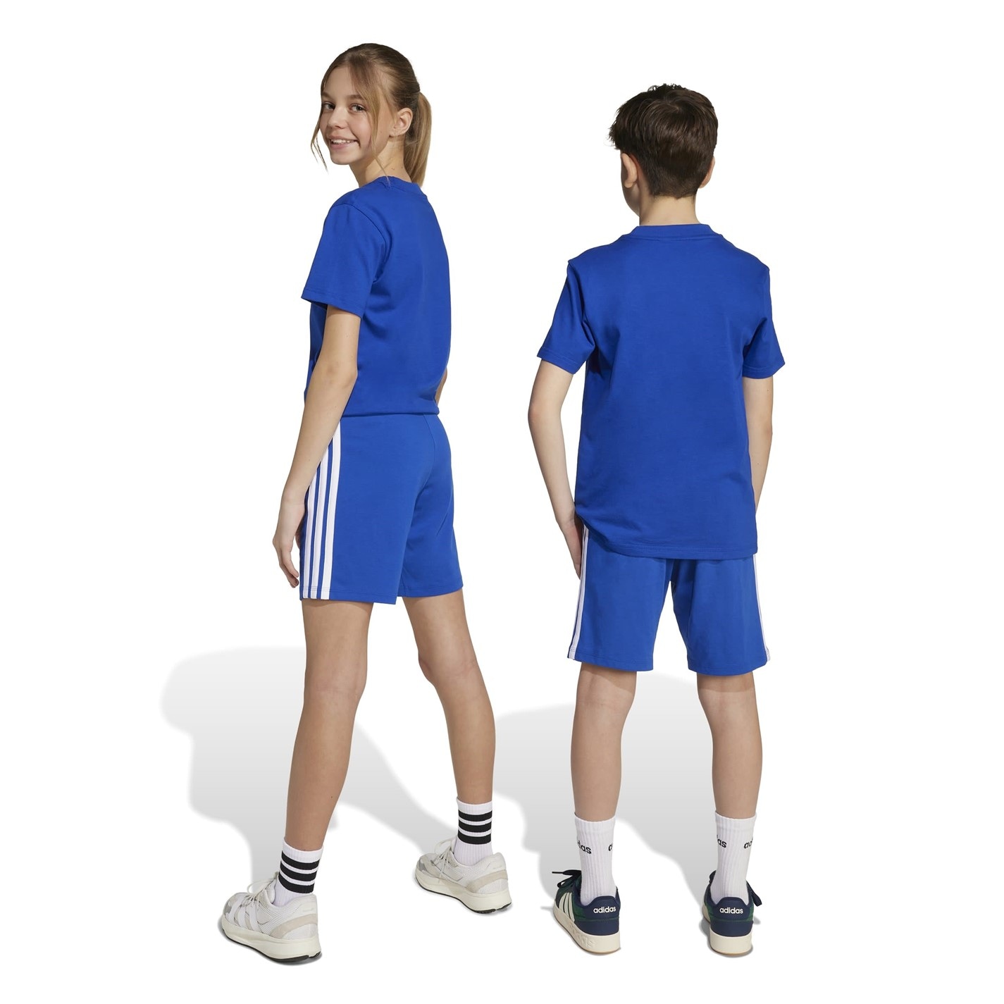 adidas Ink 7373689 Essentials 3 Stripe Jersey Short Juniors - 3