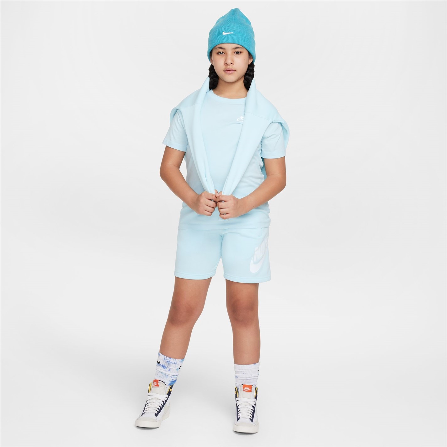 Nike Glacier Blue 3014586 HBR Shorts Jn53 - 7