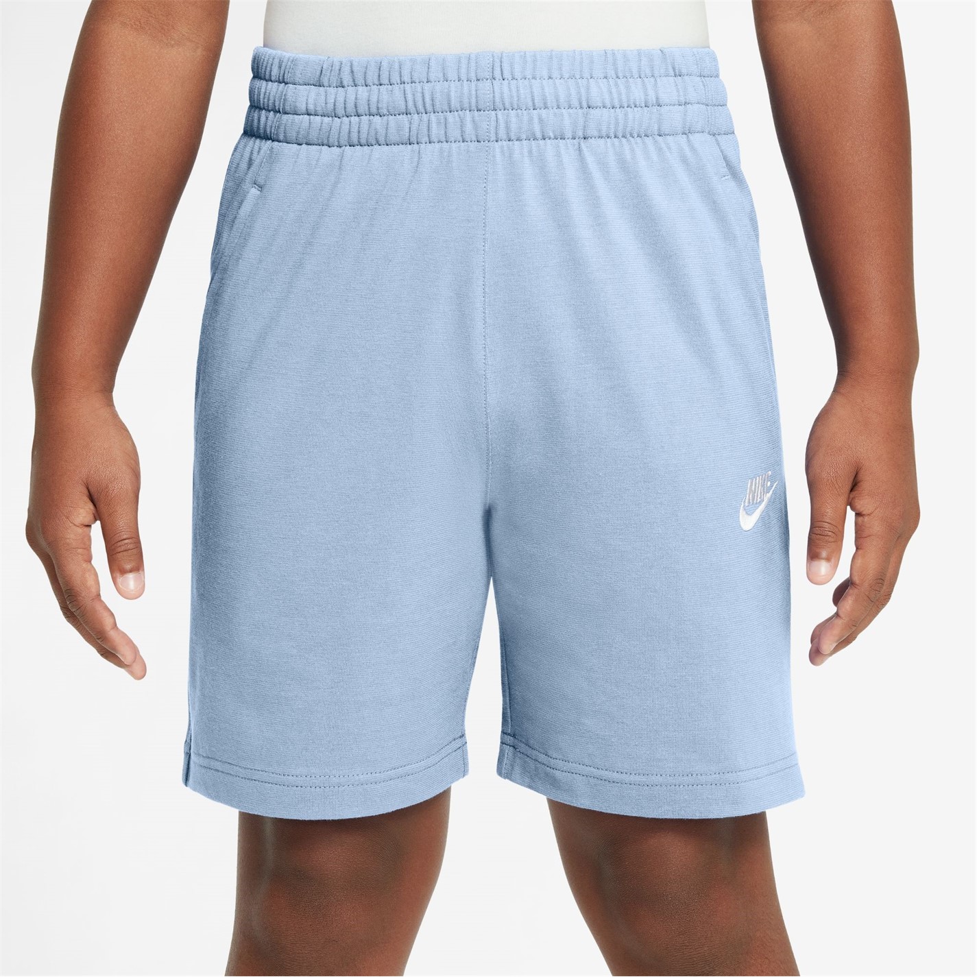 Nike Hydrogen Blue 2081313 Sportswear Jersey Shorts Junior Boys - 1
