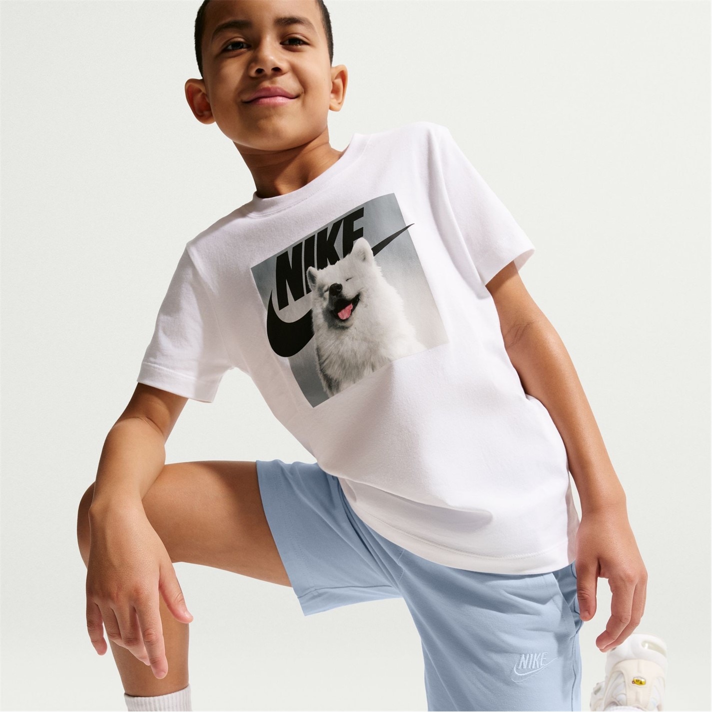 Nike Hydrogen Blue 2081313 Sportswear Jersey Shorts Junior Boys - 9