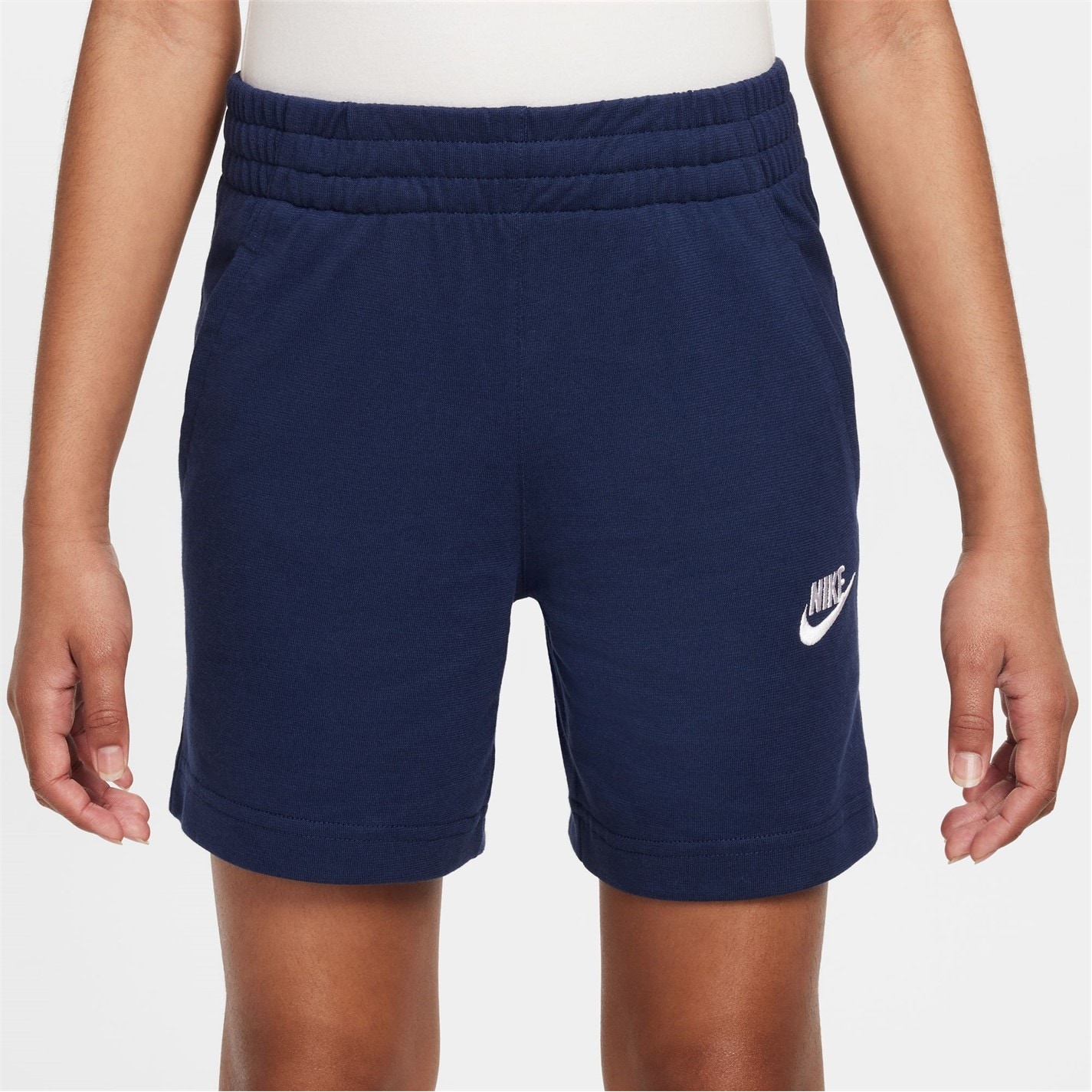 Nike Midnight Navy 8310010 Sportswear Jersey Shorts Junior Boys - 5