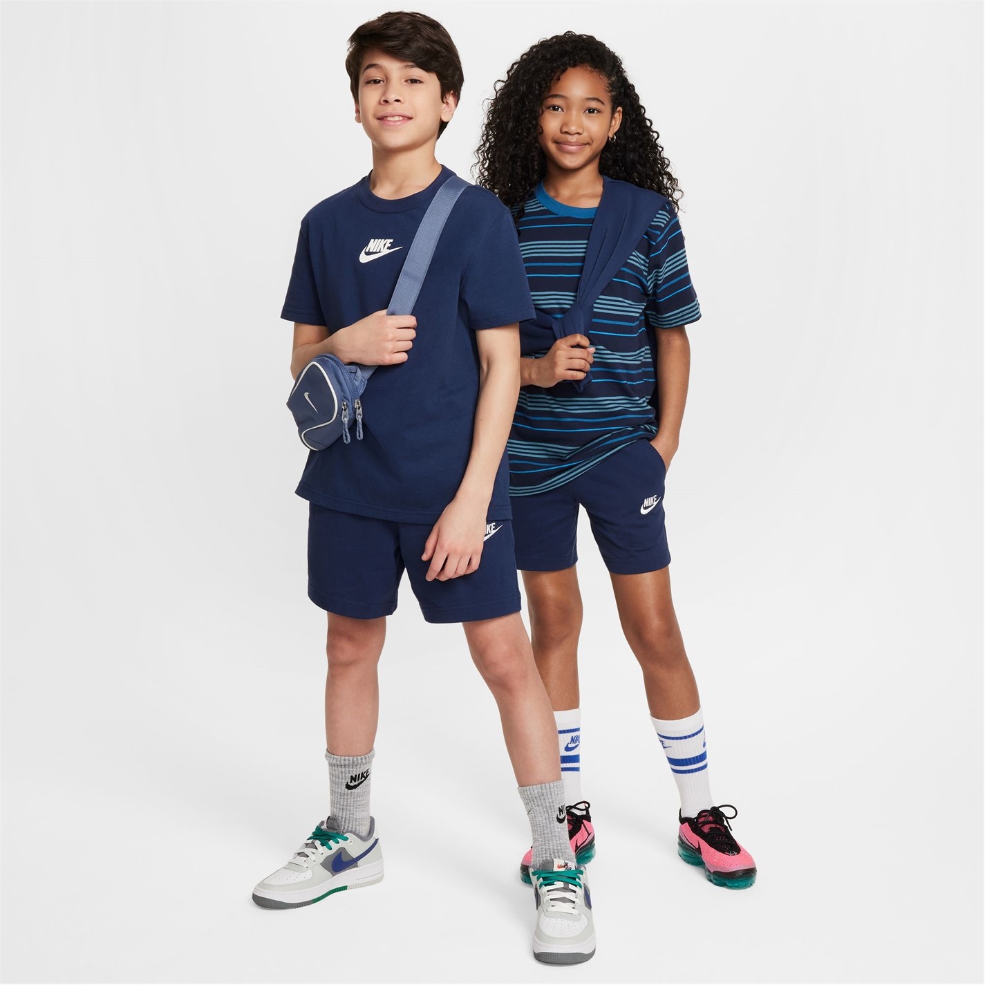 Nike Midnight Navy 6575117 Sportswear Jersey Shorts Junior Boys - 7