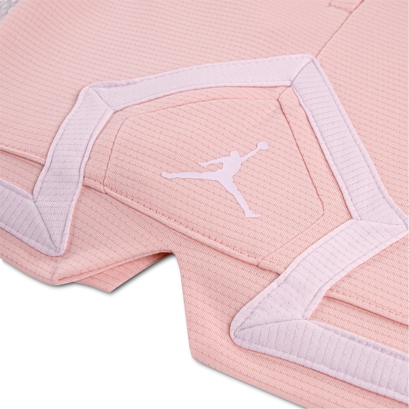 Air Jordan Nike Pink Bloom 1048307 Kids' Jersey Jogger Shorts - 4