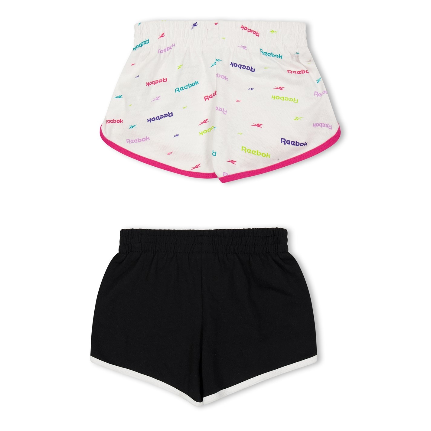 Reebok White 8195995 Kids' Jersey Jogger Shorts - 2