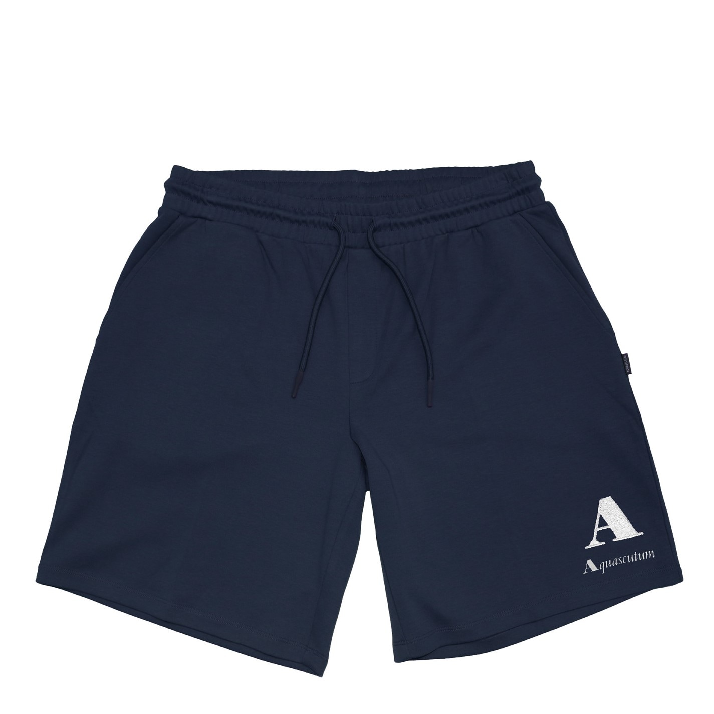 Kraťasy Aquascutum Navy 8700596 Men's Fleece Jogger Shorts - 1