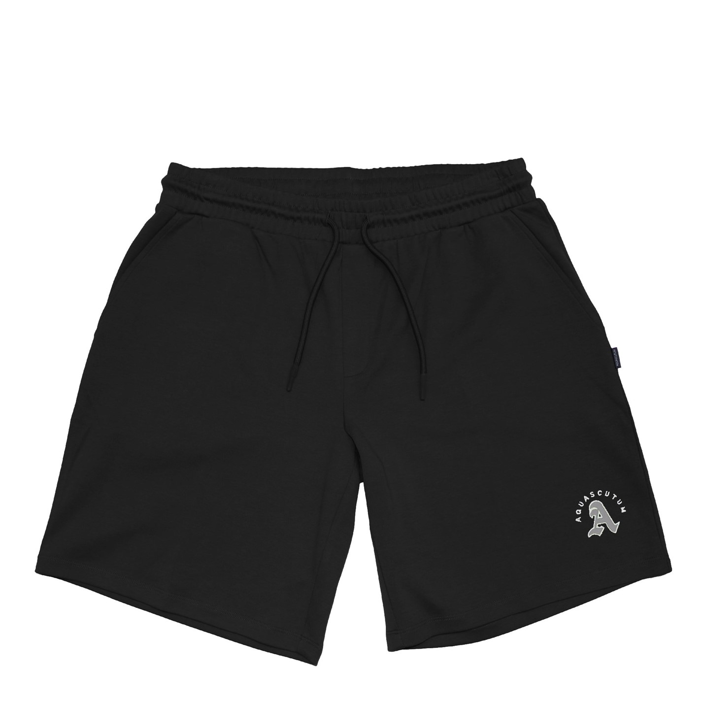 Kraťasy Aquascutum Black 3365209 Men's Fleece Jogger Shorts - 1