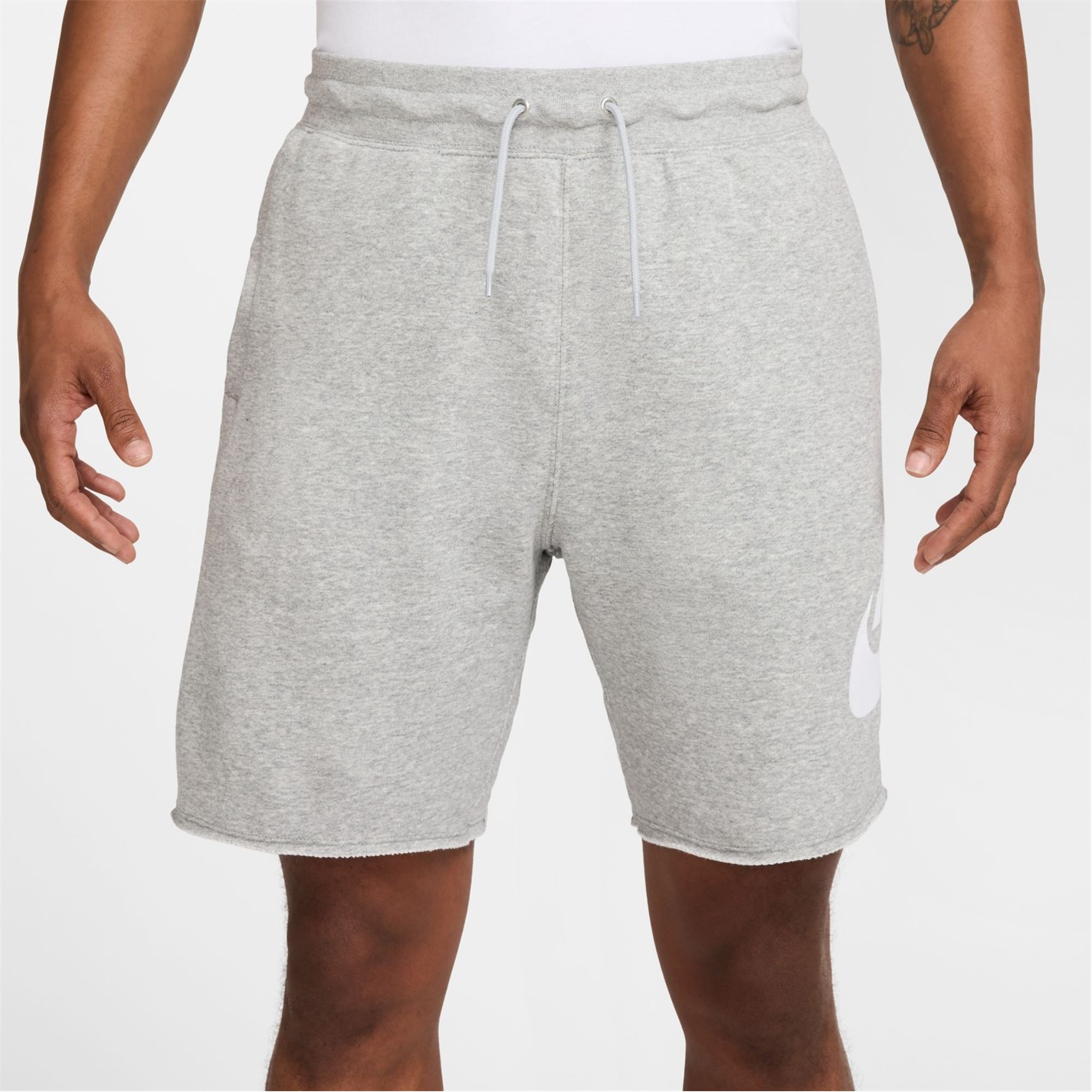 Kraťasy Nike Grey 6431982 Men's Club Alum Jersey Jogger Shorts - 1