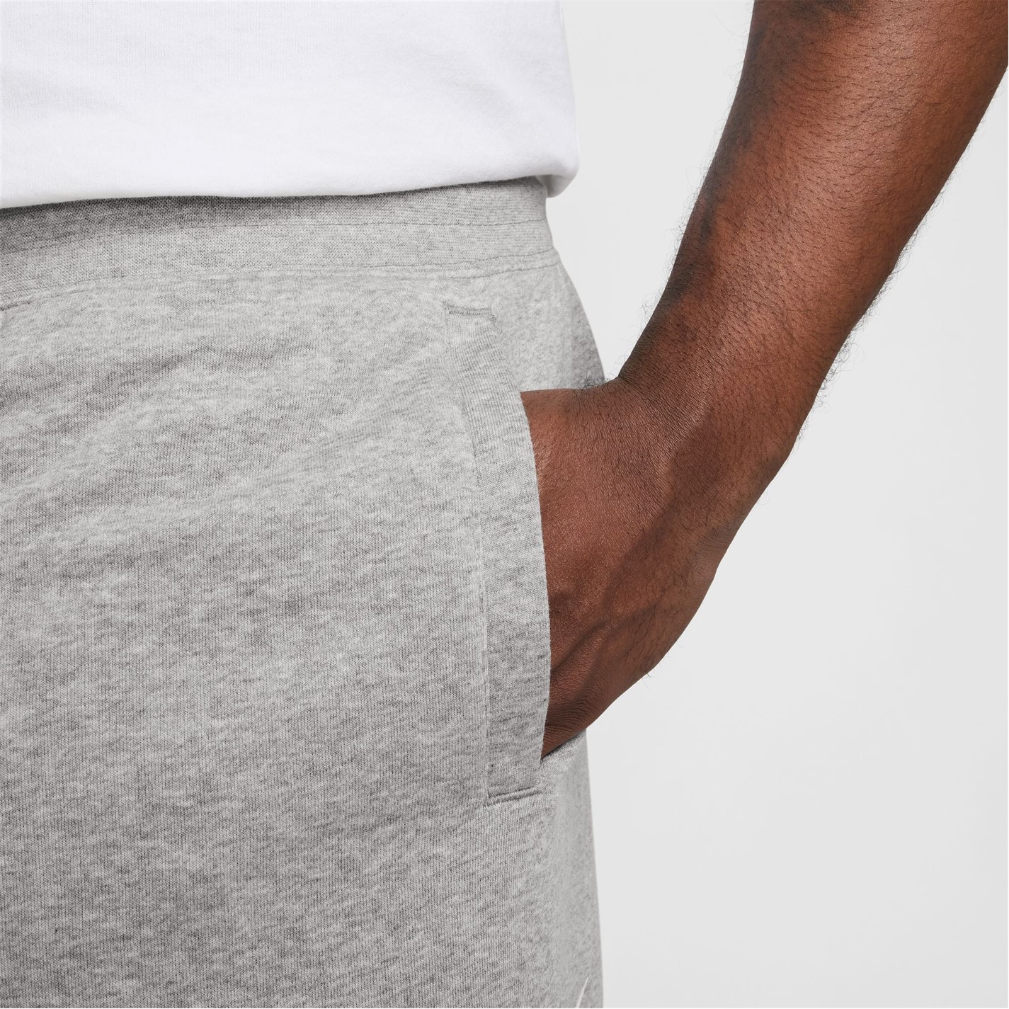 Kraťasy Nike Grey 6431982 Men's Club Alum Jersey Jogger Shorts - 11