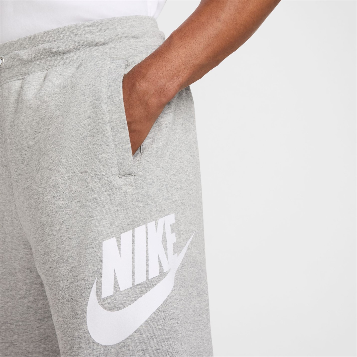 Kraťasy Nike Grey 6431982 Men's Club Alum Jersey Jogger Shorts - 4