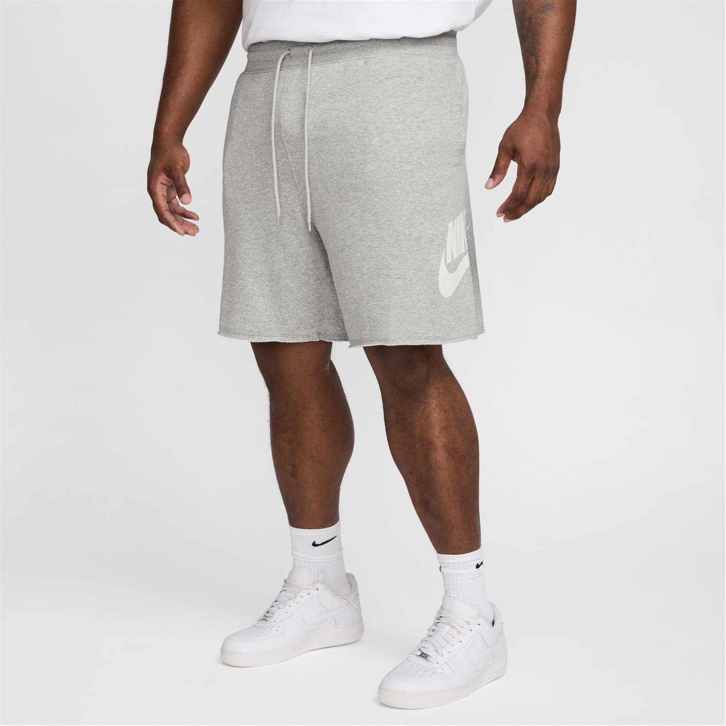 Kraťasy Nike Grey 6431982 Men's Club Alum Jersey Jogger Shorts - 8