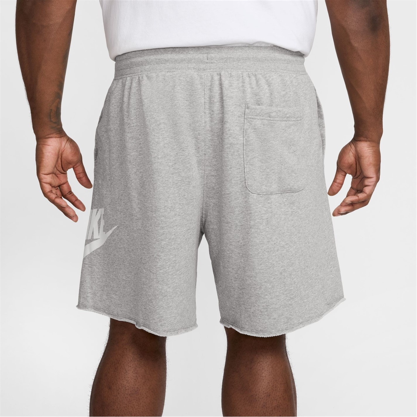 Kraťasy Nike Grey 6431982 Men's Club Alum Jersey Jogger Shorts - 10