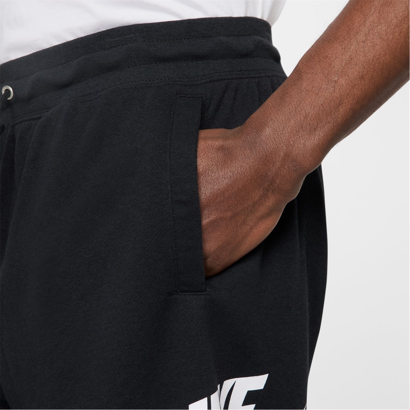 Kraťasy Nike Black 7713504 Men's Club Alum Jersey Jogger Shorts - 4