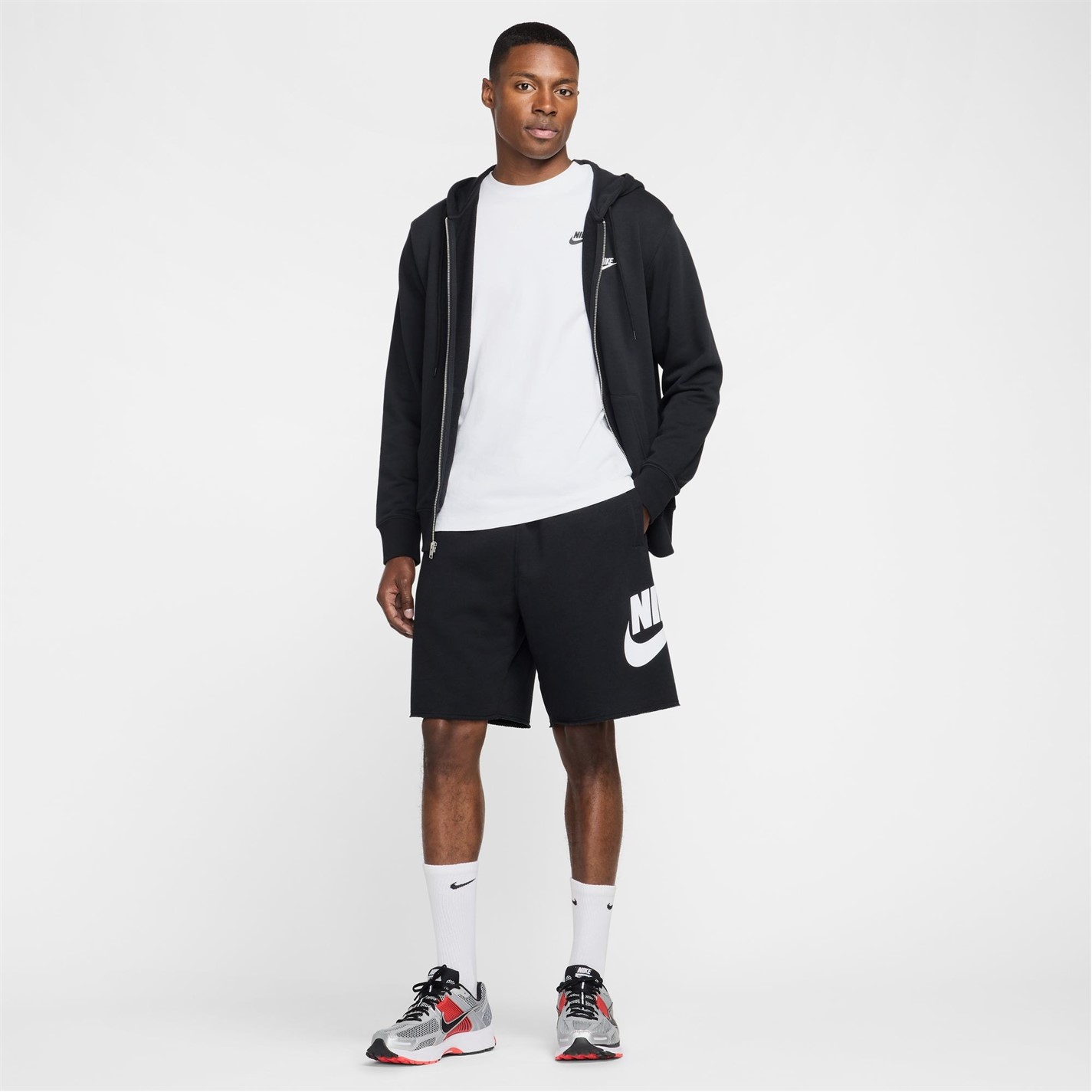 Kraťasy Nike Black 7713504 Men's Club Alum Jersey Jogger Shorts - 7