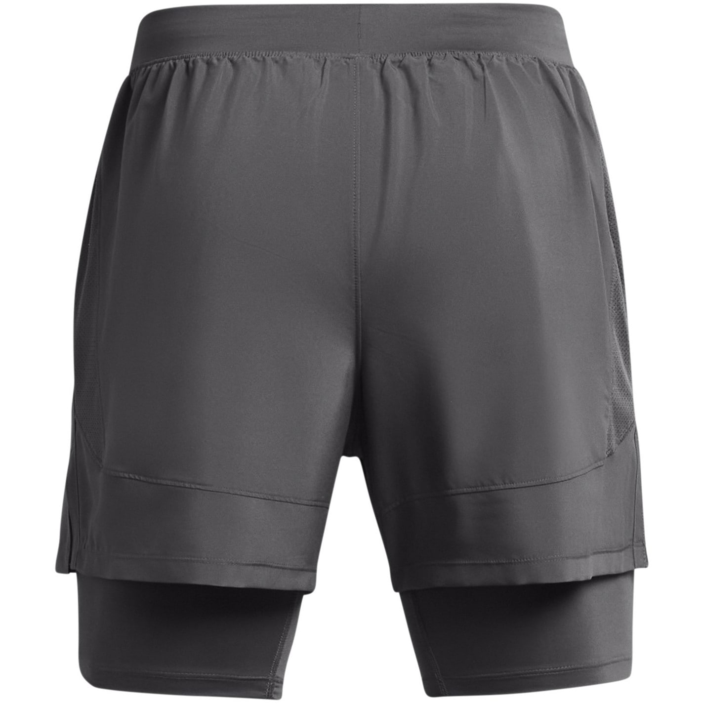 Kraťasy Under Armour Pitch Grey 7559454 UA Launch Mens 2-in-1 5in Shorts - 7