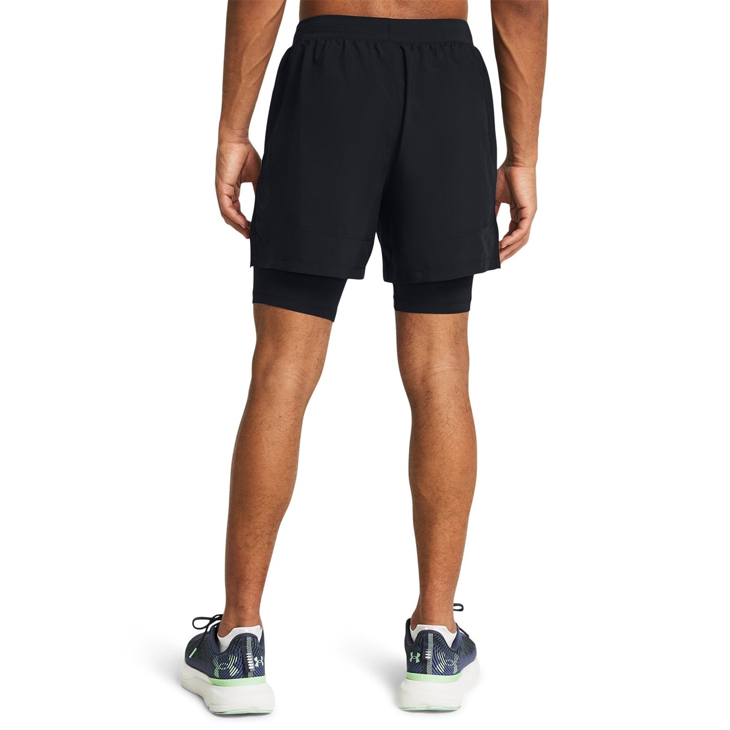 Kraťasy Under Armour Black 7940038 UA Launch Mens 2-in-1 5in Shorts - 3