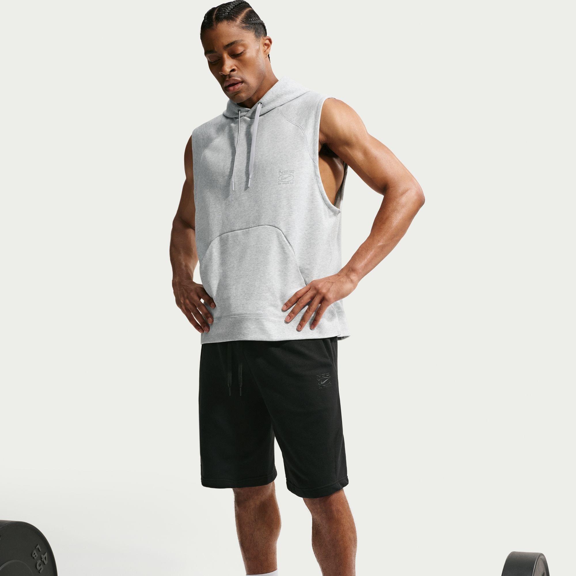 Kraťasy Nike Black 845951 Men's NAC Fleece Dri-FIT Gym Shorts - 4