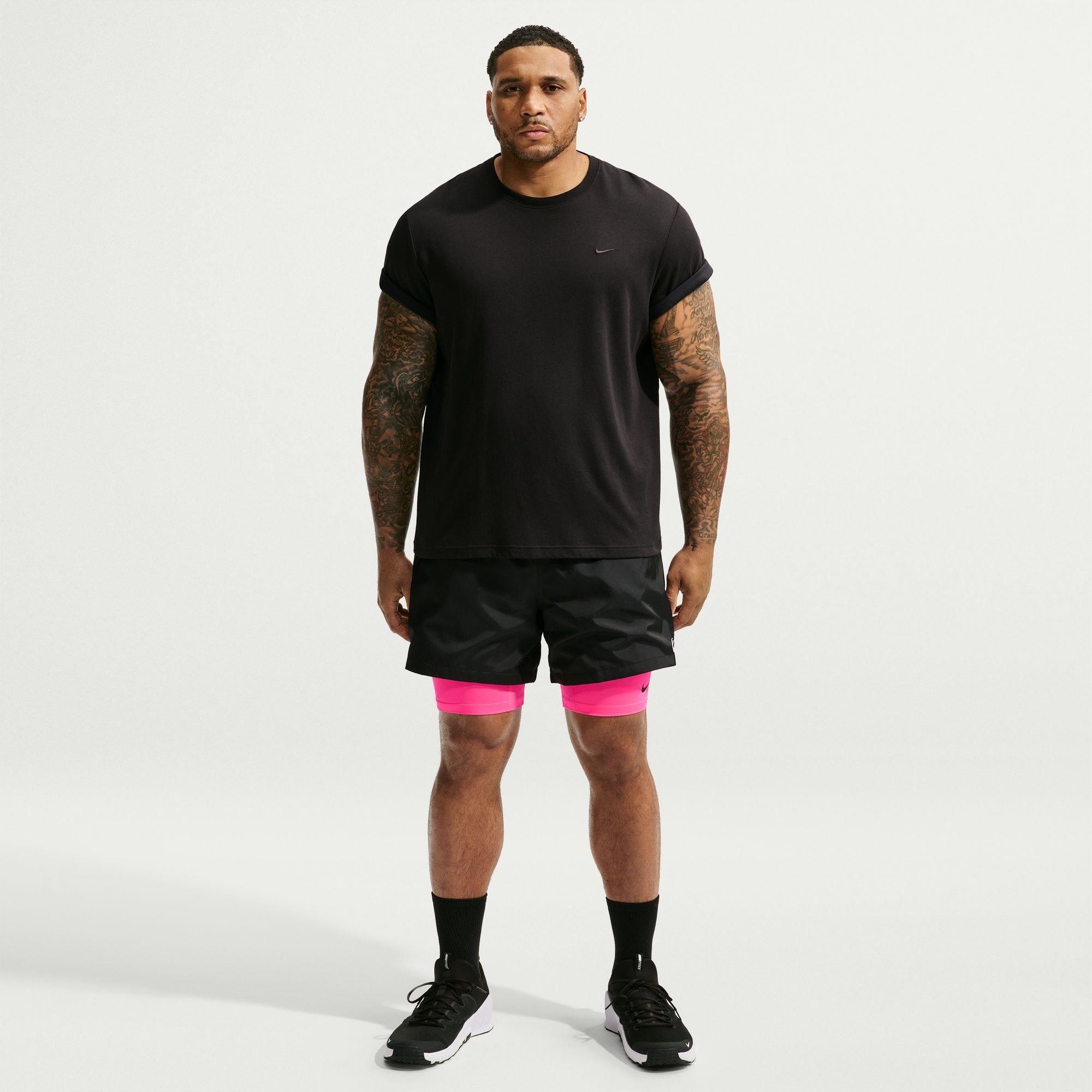 Kraťasy Nike HyperPink/Black 210881 Pro Long Short Sn64 - 12