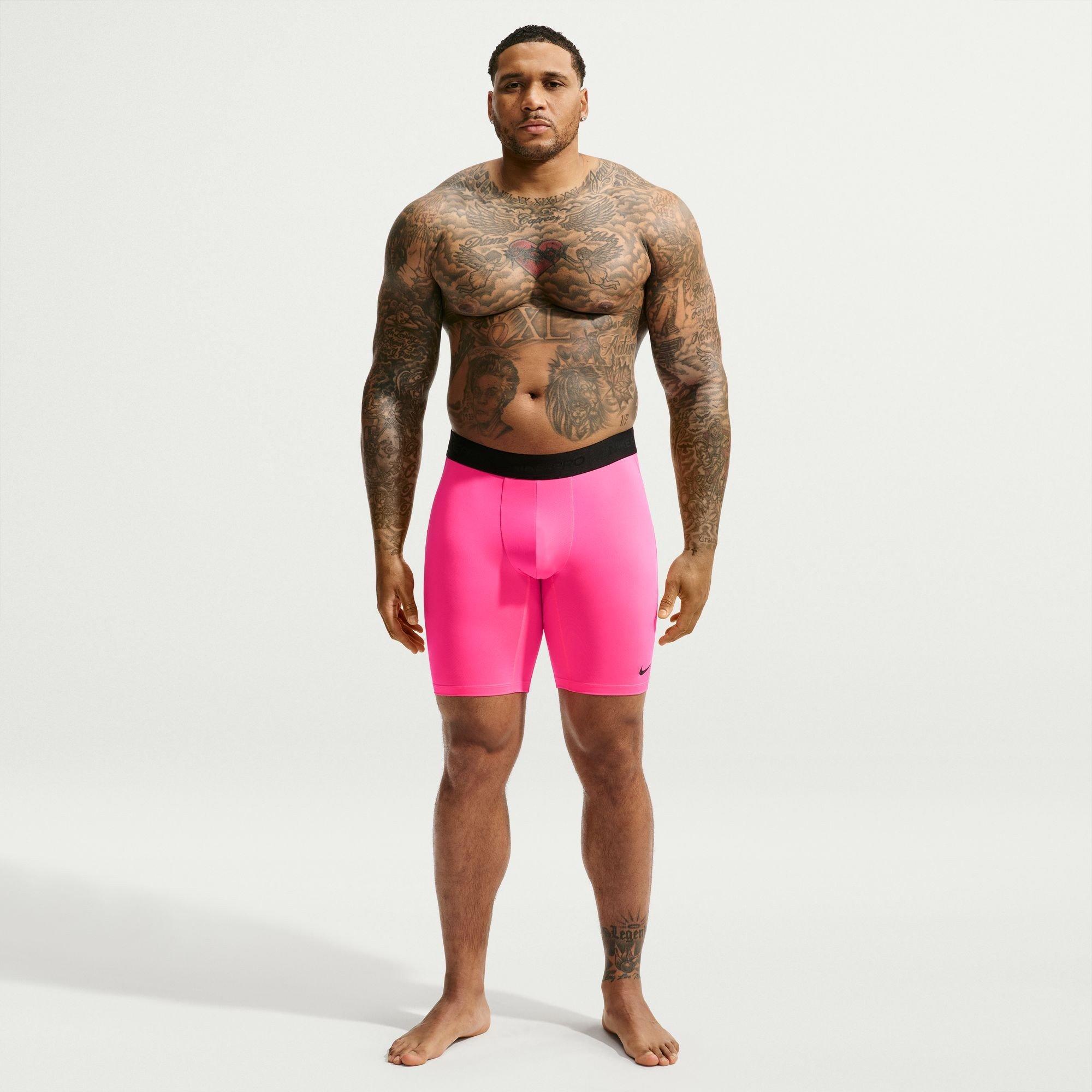 Kraťasy Nike HyperPink/Black 210881 Pro Long Short Sn64 - 7