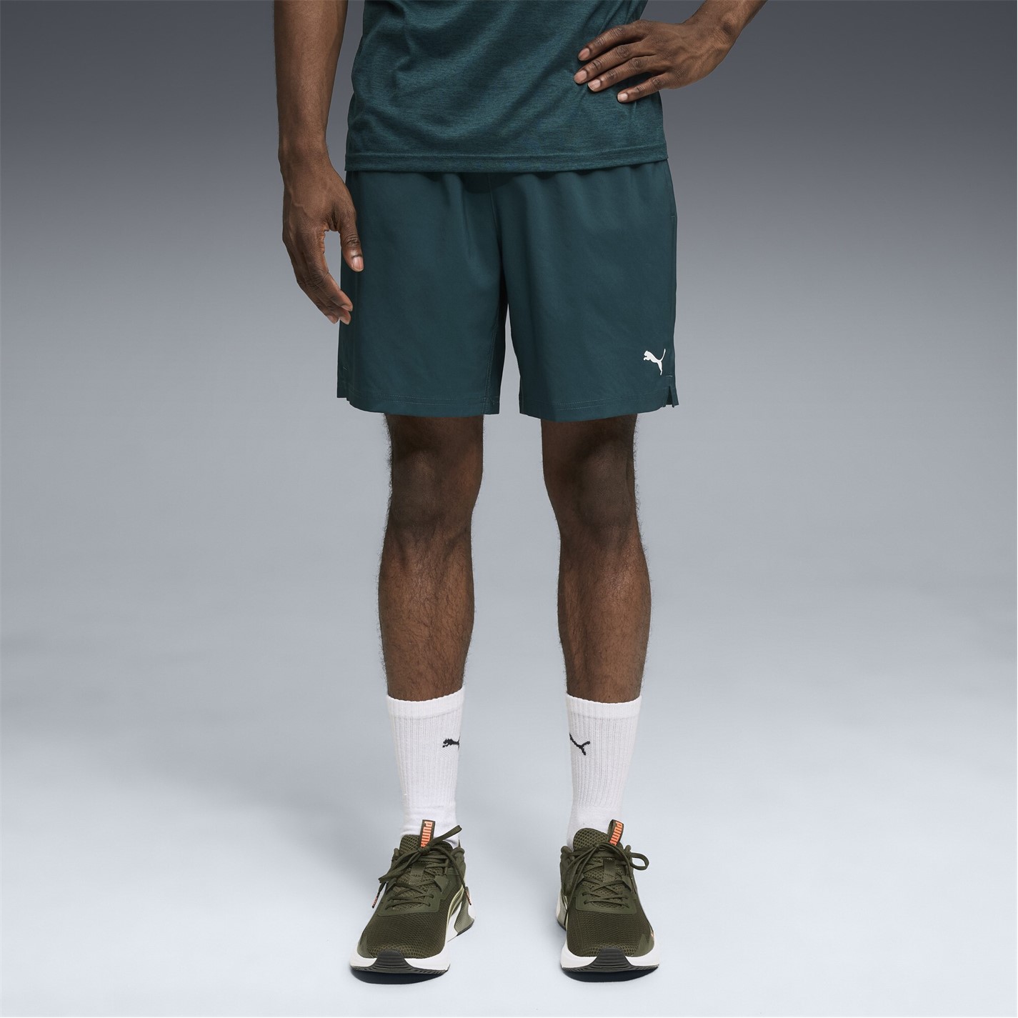 Kraťasy Puma Green Terrai 5957678 Men's Tad 7in Performance Gym Shorts - 3